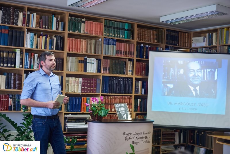 Margócsy Józsefre emlékeztek a Levéltárban