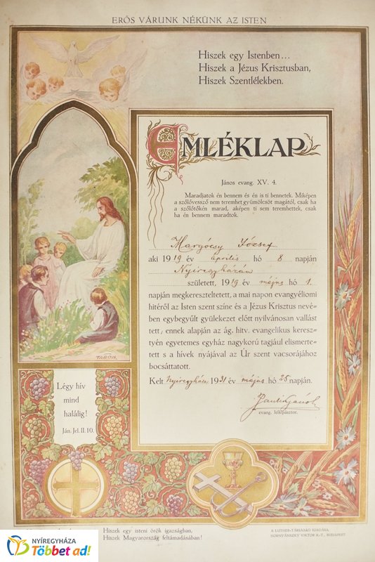 Margócsy Józsefre emlékeztek a Levéltárban