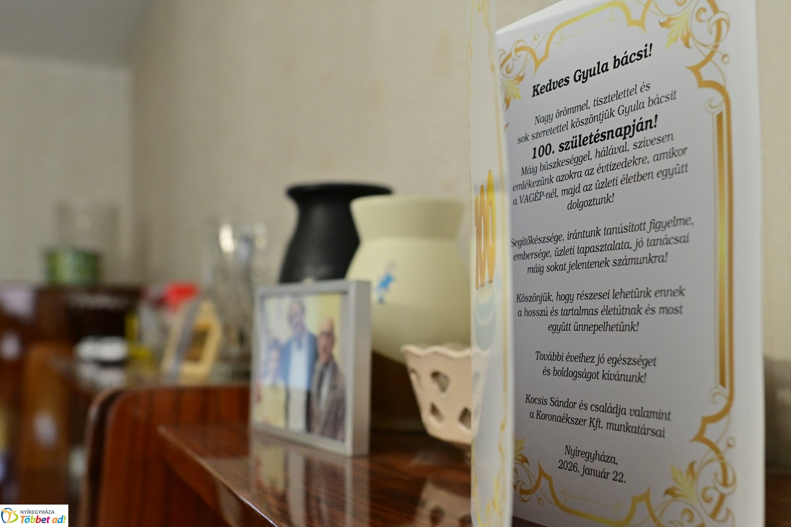 Markovics Gyula 100 éves - 2026