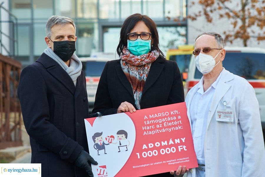 Marso adomány a kórháznak 20211124