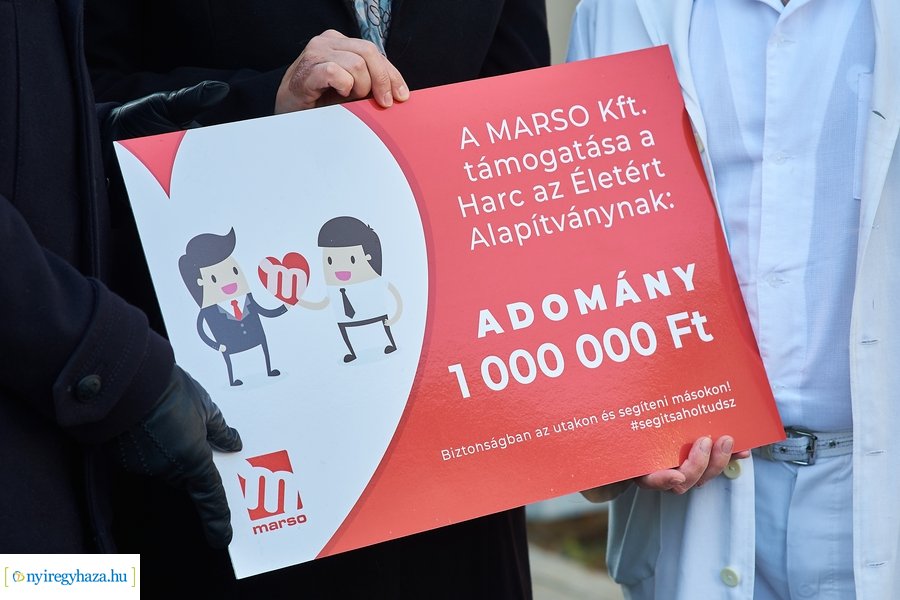 Marso adomány a kórháznak 20211124
