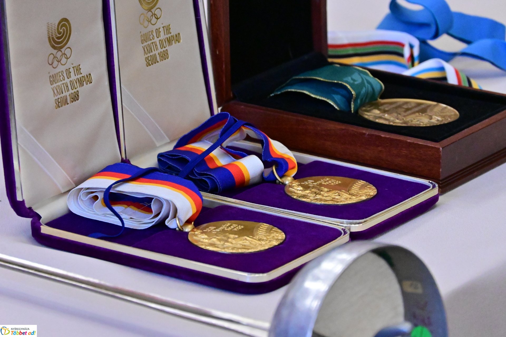 Martinek János olimpikon a Kossuth Lajos gimnáziumban