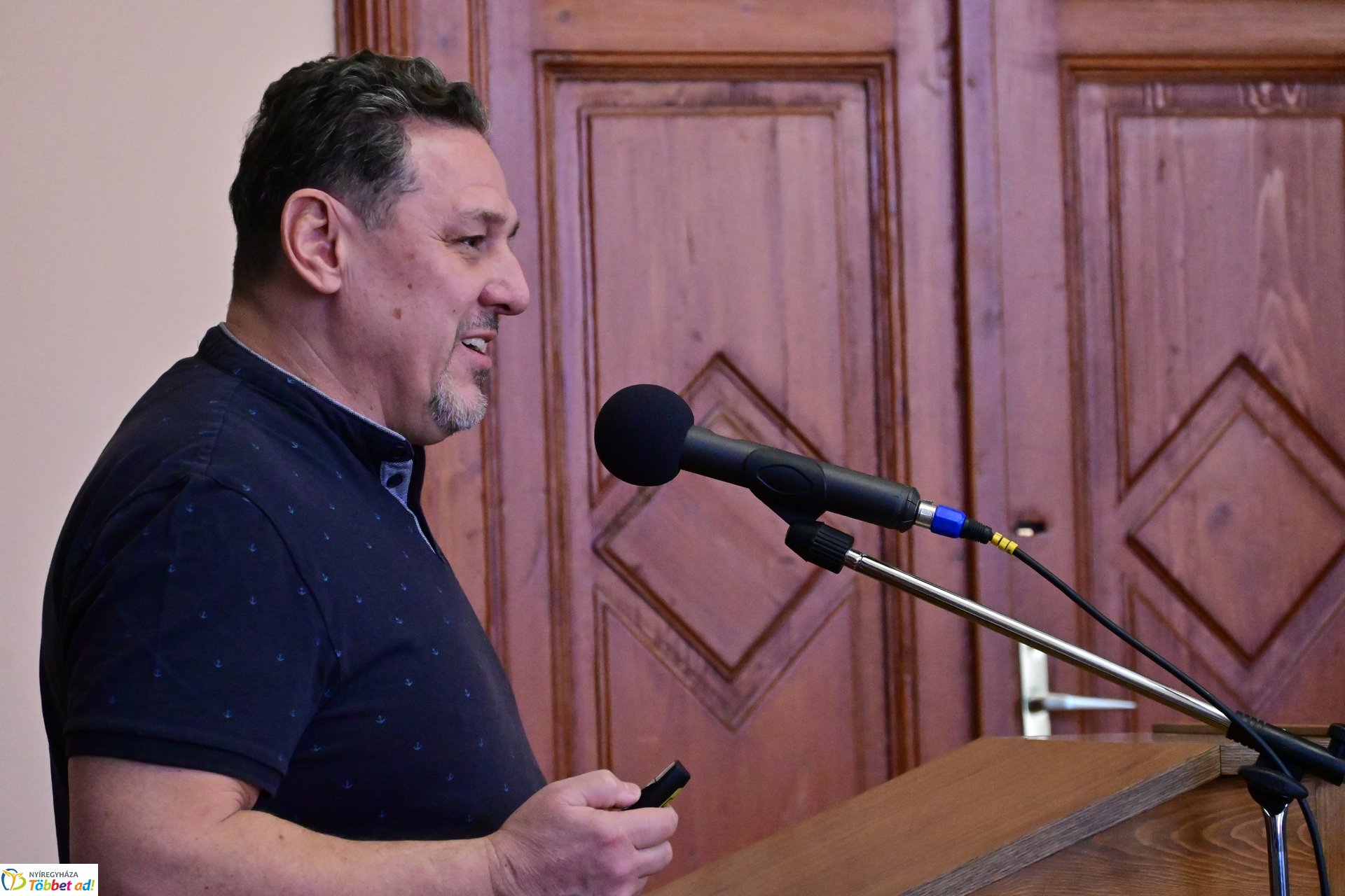 Martinek János olimpikon a Kossuth Lajos gimnáziumban