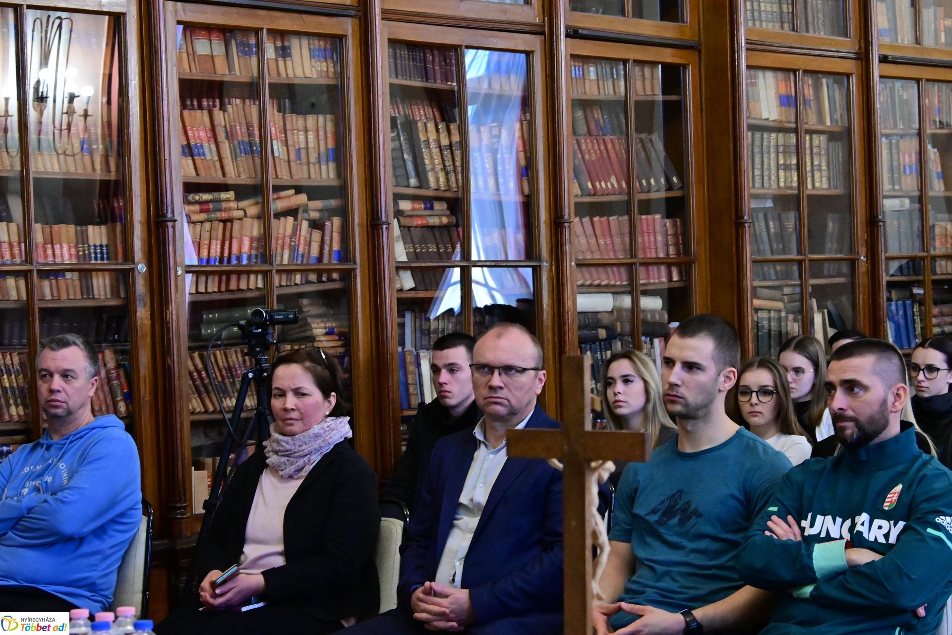 Martinek János olimpikon a Kossuth Lajos gimnáziumban