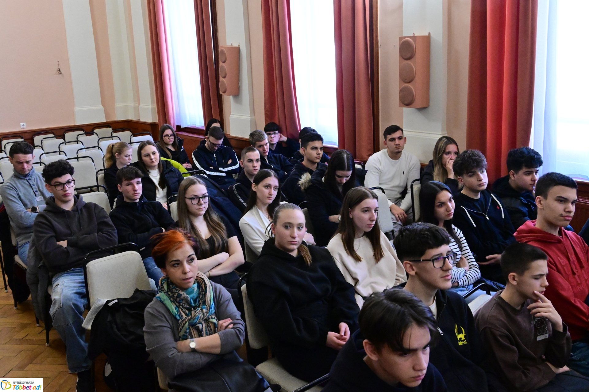 Martinek János olimpikon a Kossuth Lajos gimnáziumban