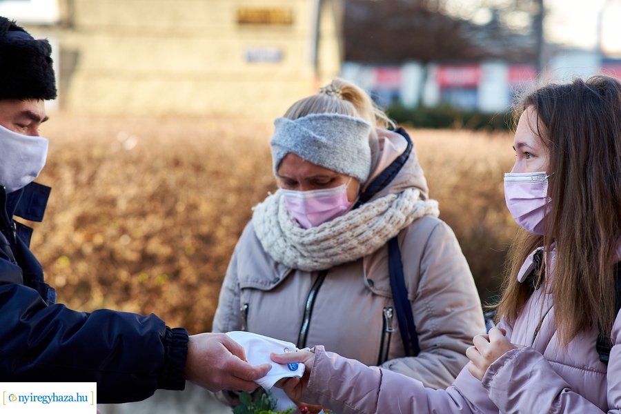 Maszk ellenőrzés és osztás