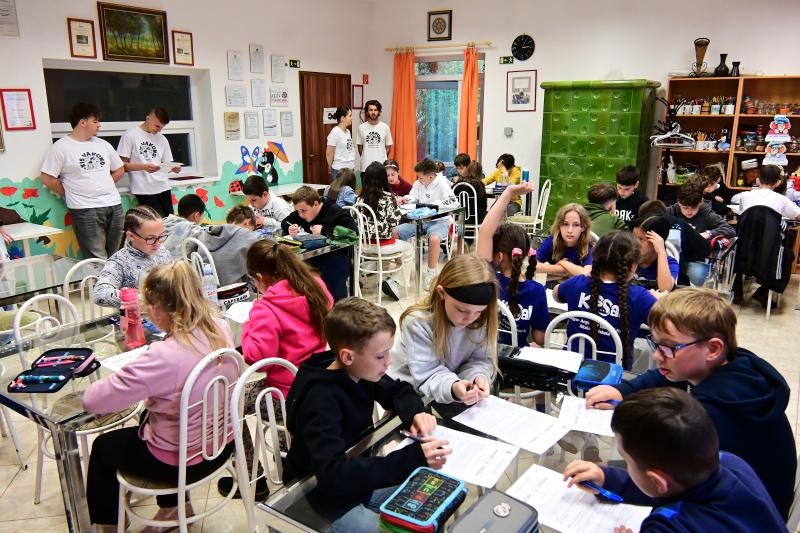 MatekGuru csapatverseny a Kisvakond táborban