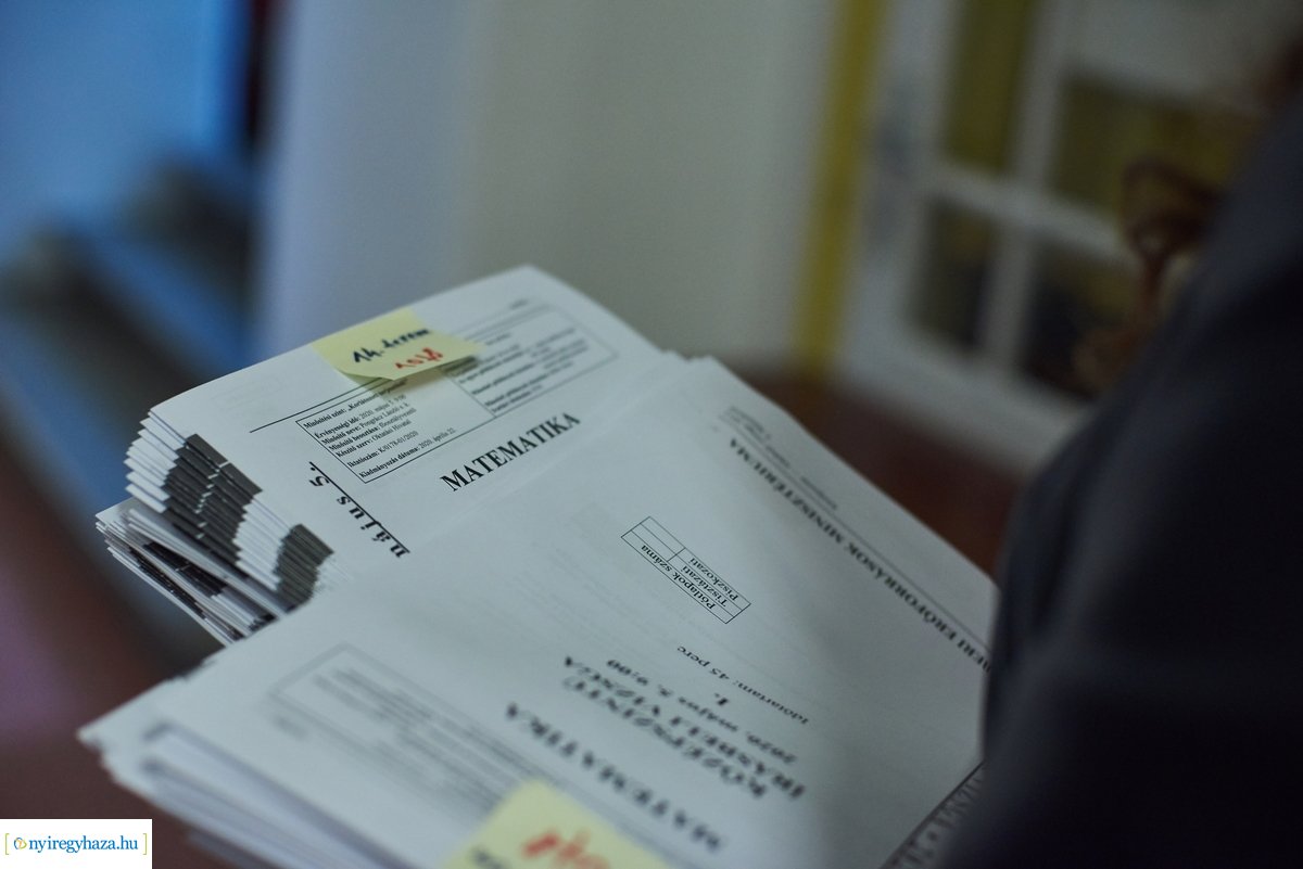 Matematika érettségi az Evangélikus Kossuth Lajos Gimnáziumban 2020