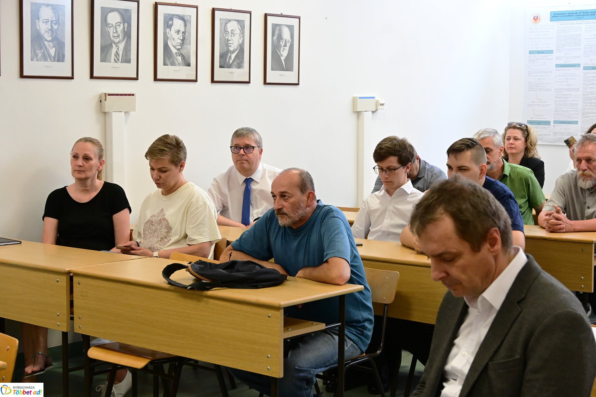 Matematika szaktanterem névadó a Nyíregyházi Egyetemen