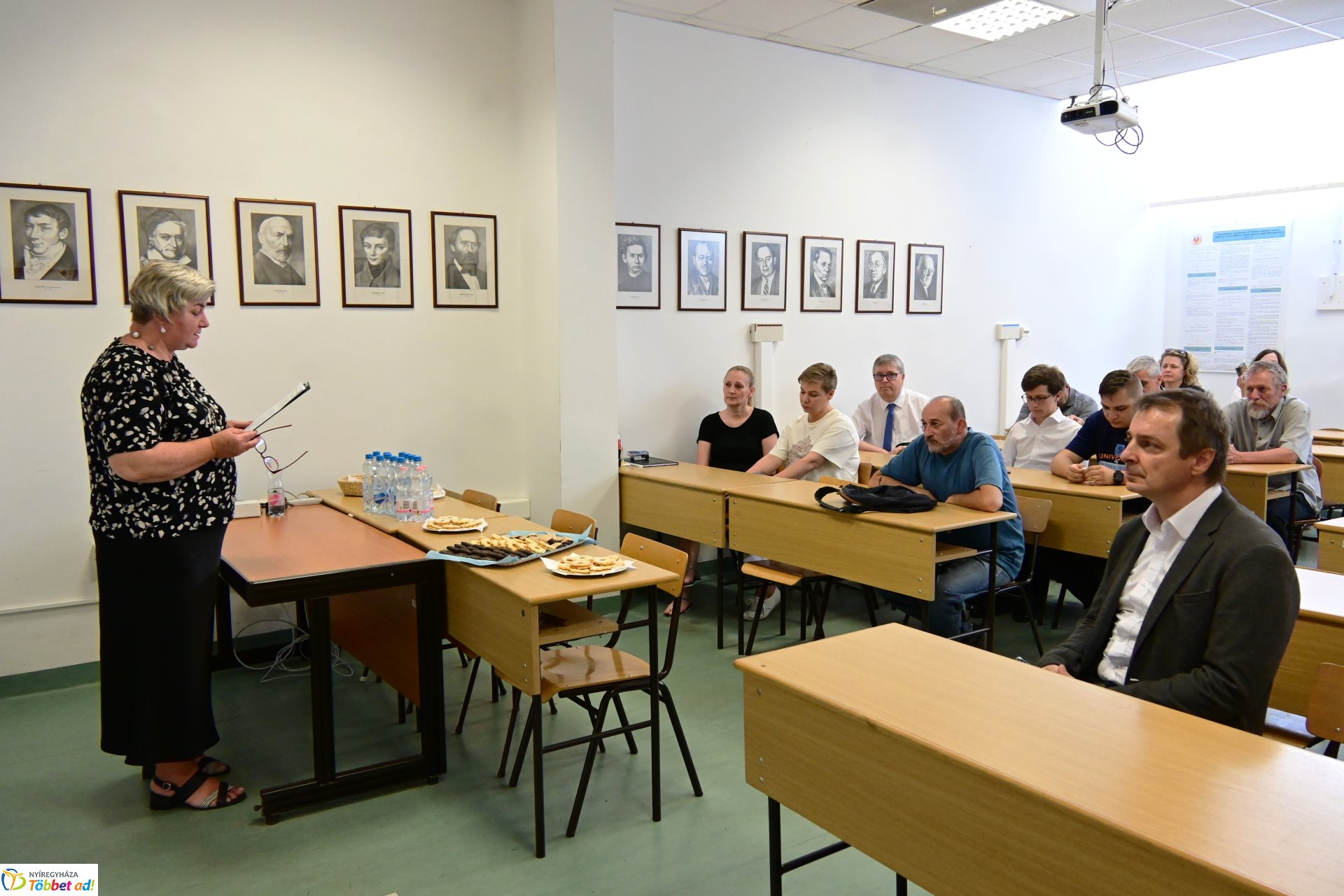 Matematika szaktanterem névadó a Nyíregyházi Egyetemen