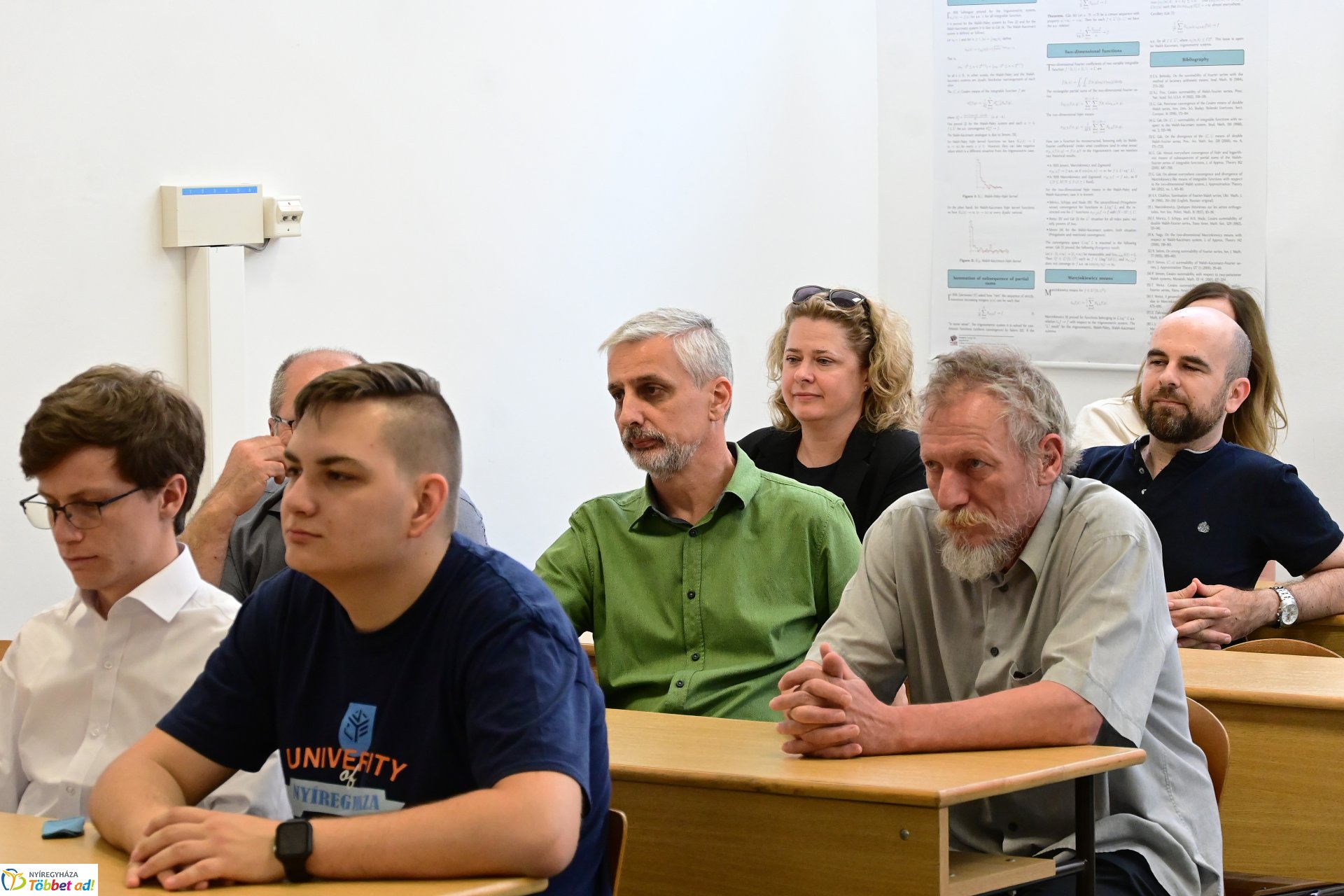 Matematika szaktanterem névadó a Nyíregyházi Egyetemen