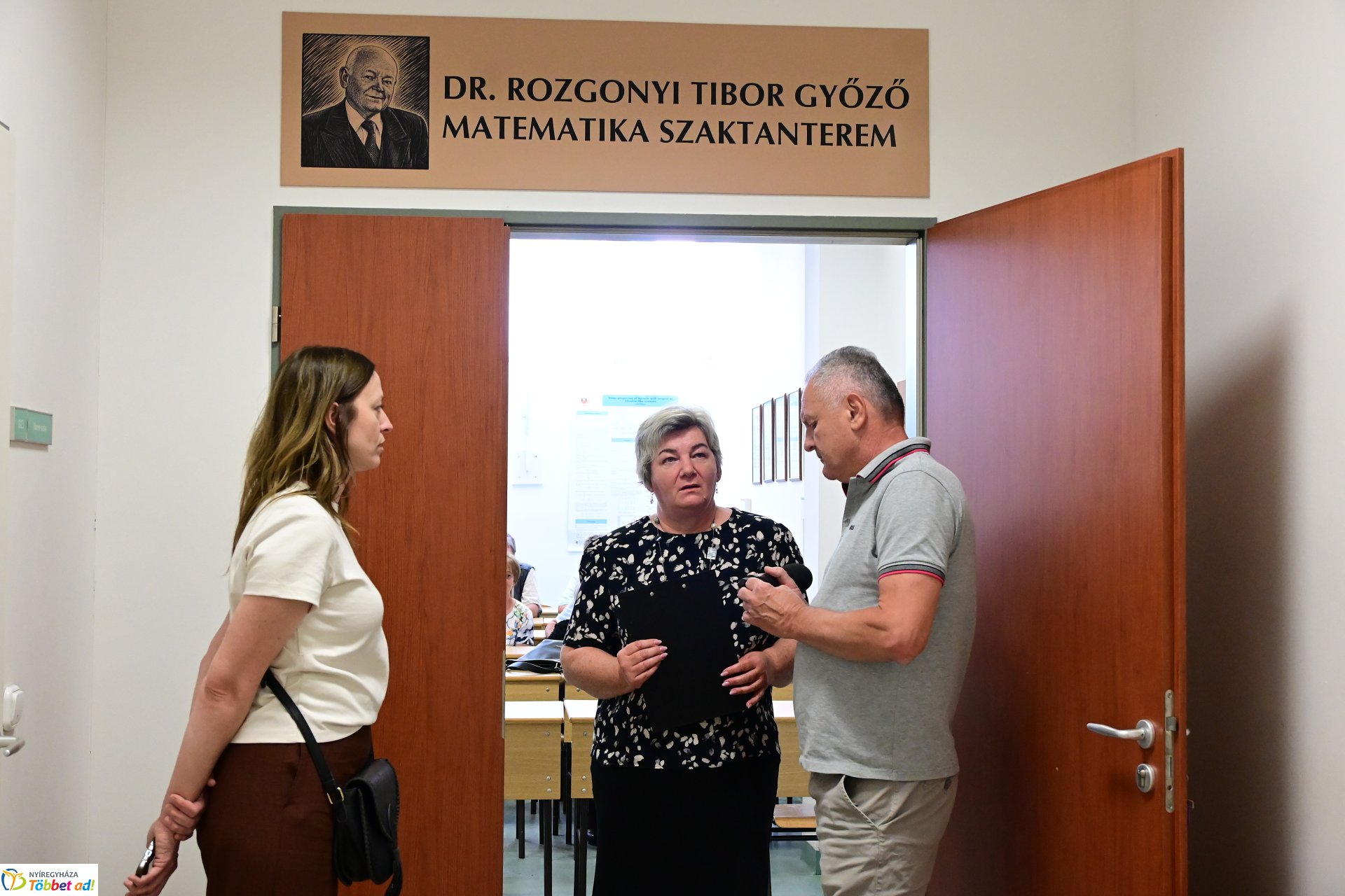 Matematika szaktanterem névadó a Nyíregyházi Egyetemen