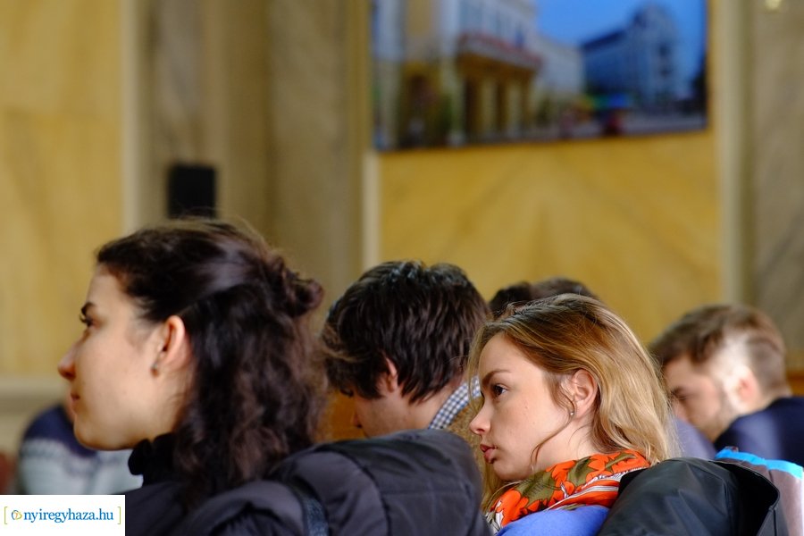 MCC hallgatók a Városházán - 230117