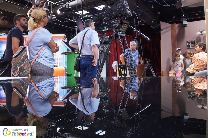 Médiatáborosok a stúdióban