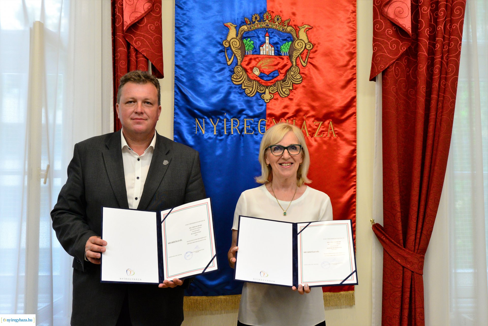 Megbízólevelek átadása a Városházán