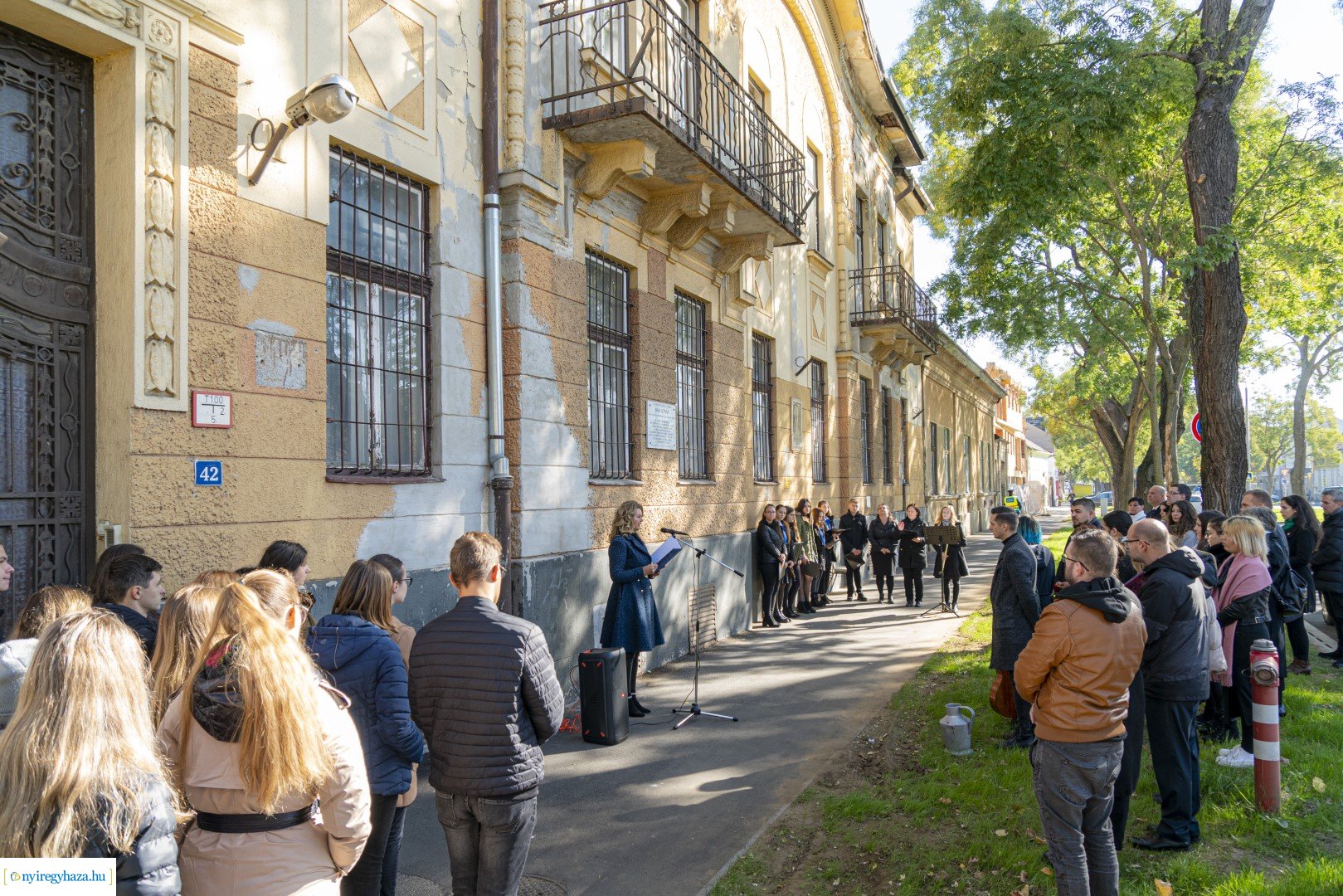 Megemlékezés Bán István emléktáblájánál