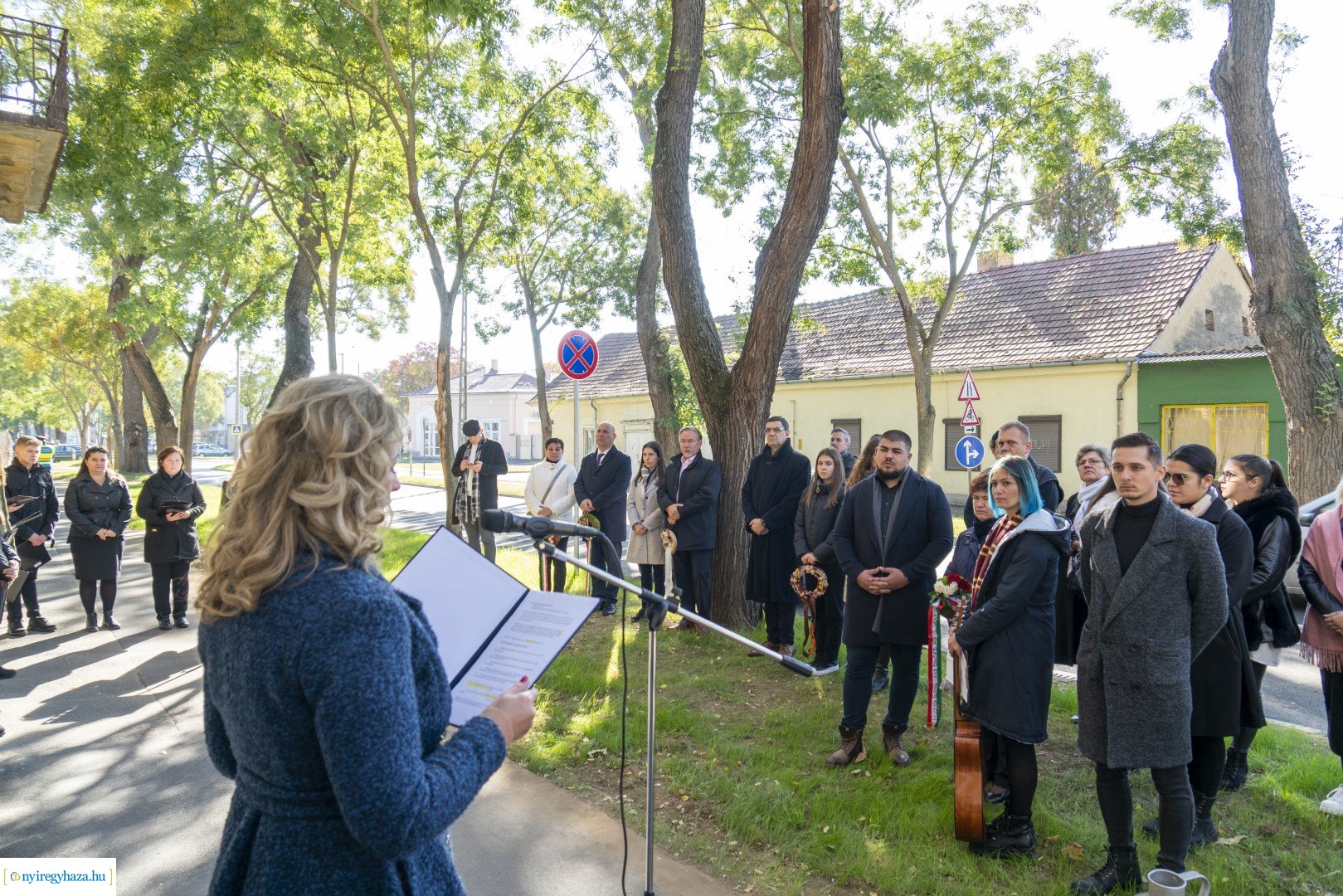 Megemlékezés Bán István emléktáblájánál