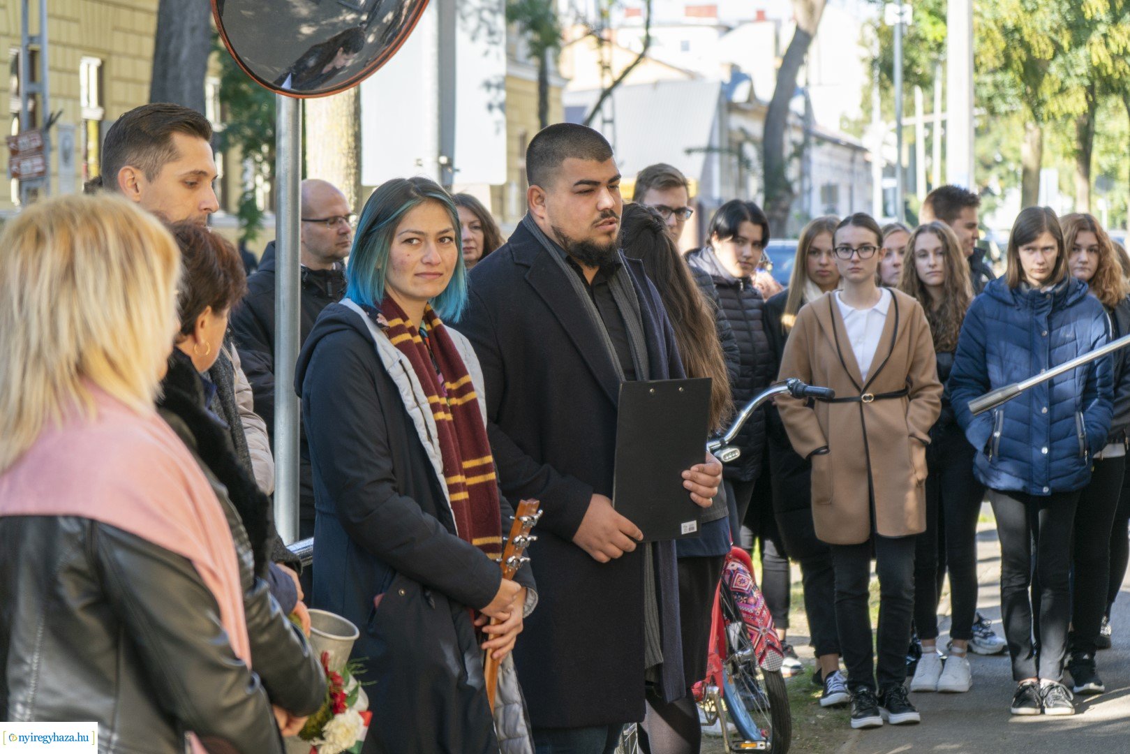 Megemlékezés Dandos Gyula emléktáblájánál