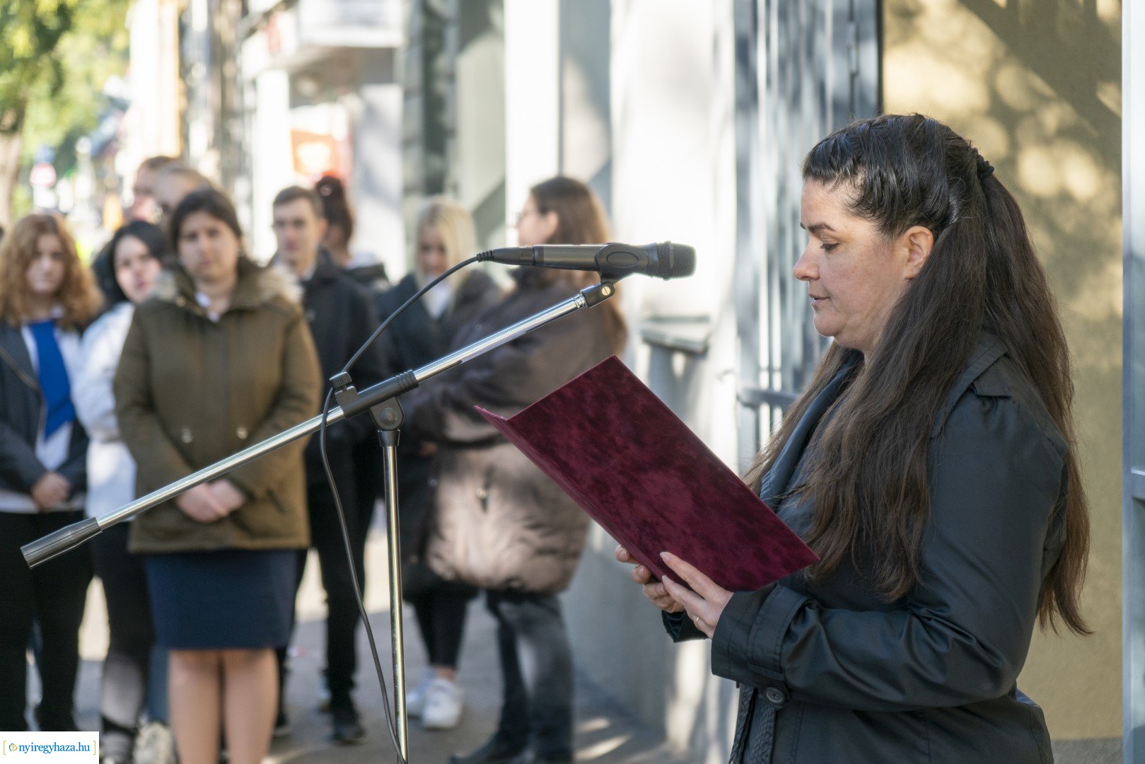 Megemlékezés Dandos Gyula emléktáblájánál
