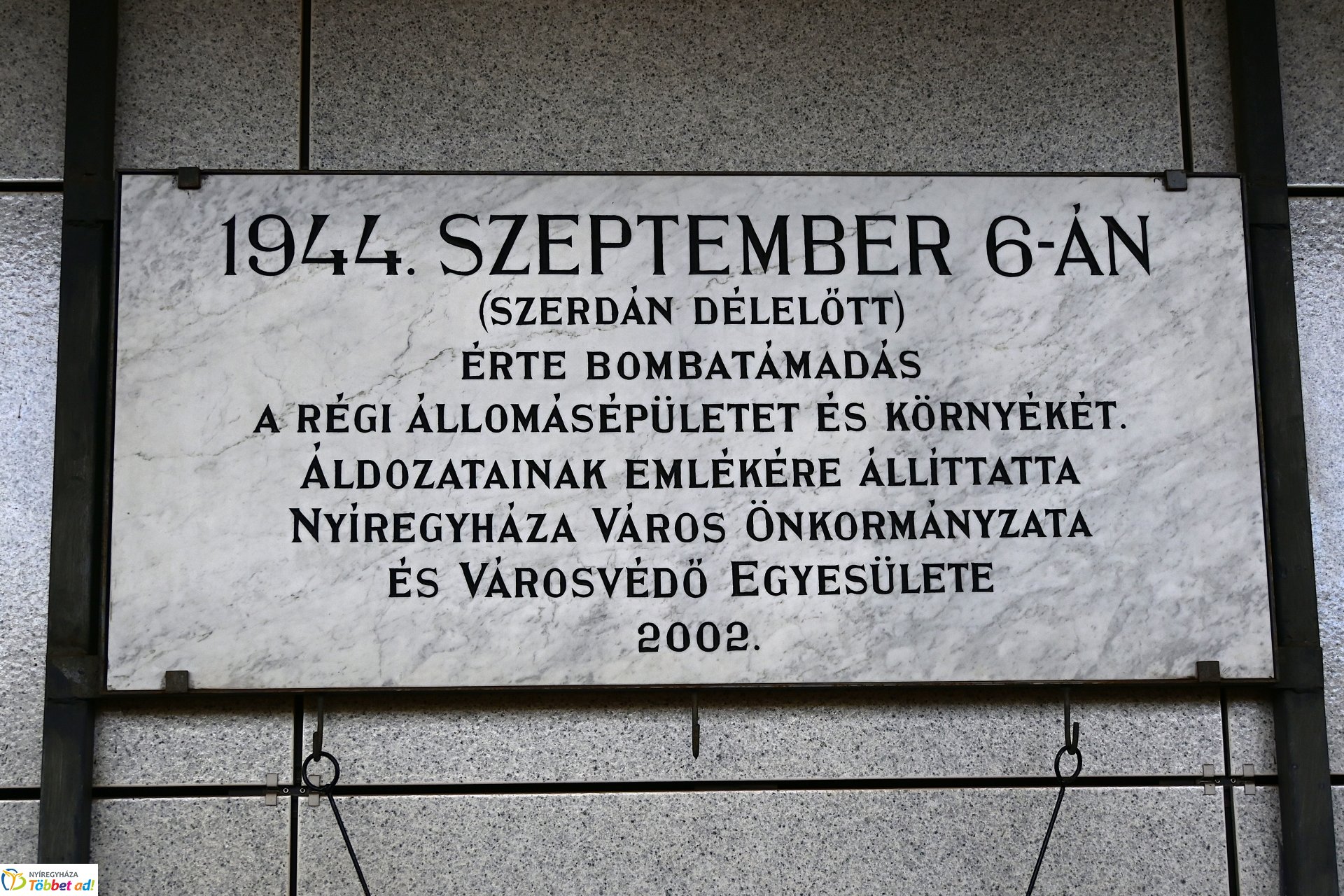 Megemlékezés Nyíregyháza 1944. évi bombázásának évfordulóján