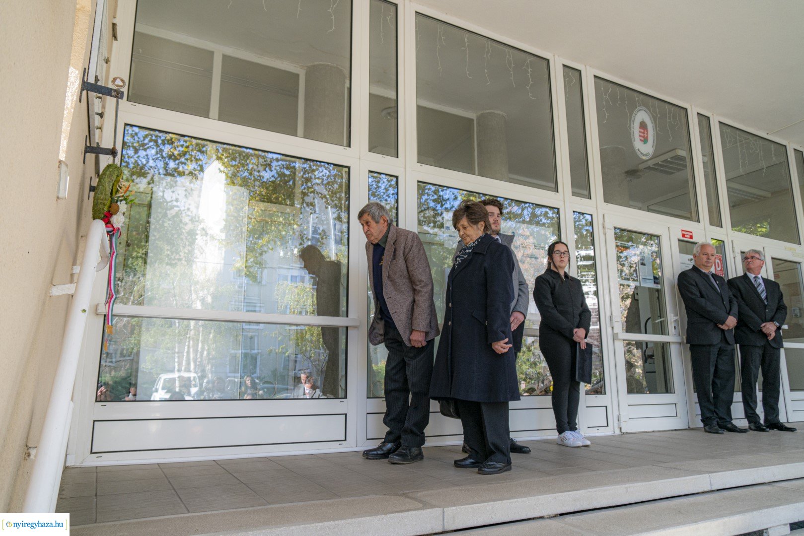 Megemlékezés Rácz István emléktáblájánál