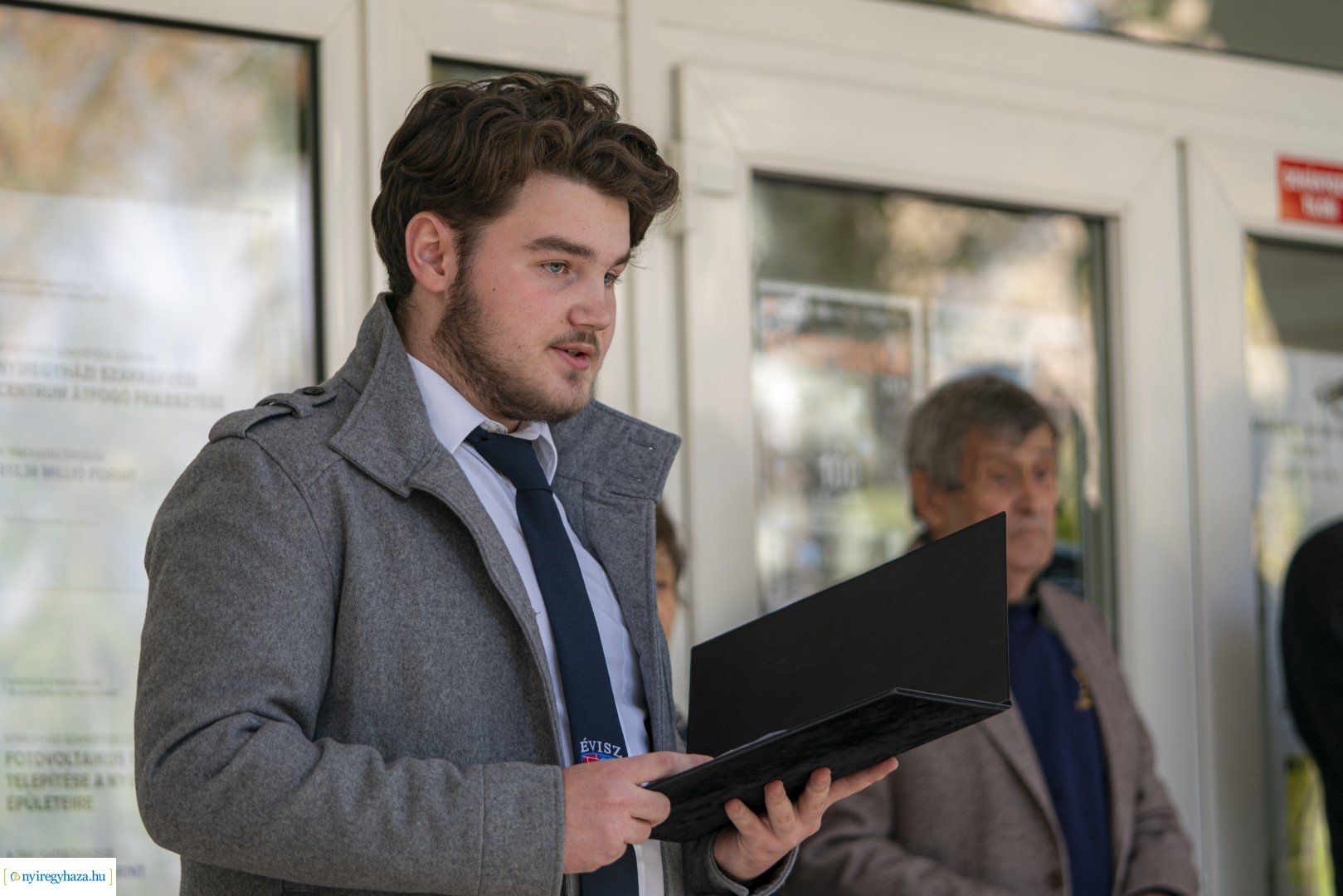 Megemlékezés Rácz István emléktáblájánál