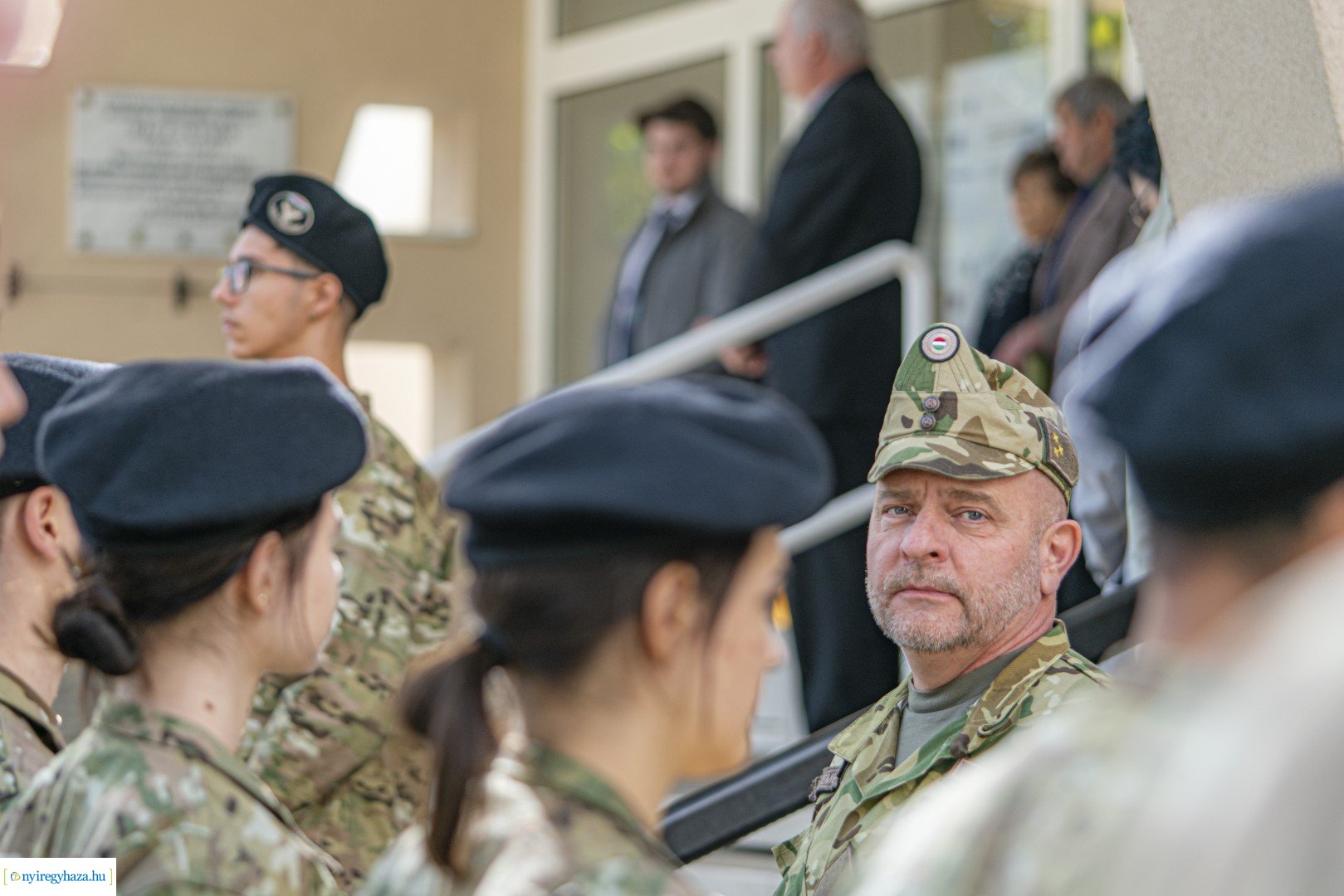 Megemlékezés Rácz István emléktáblájánál