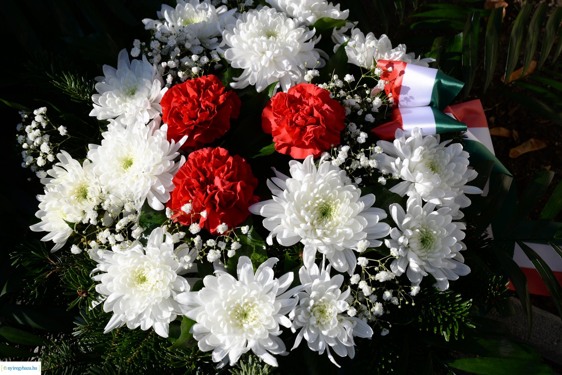 Megemlékezés Reviczky Imre ezredes emléktáblája előtt