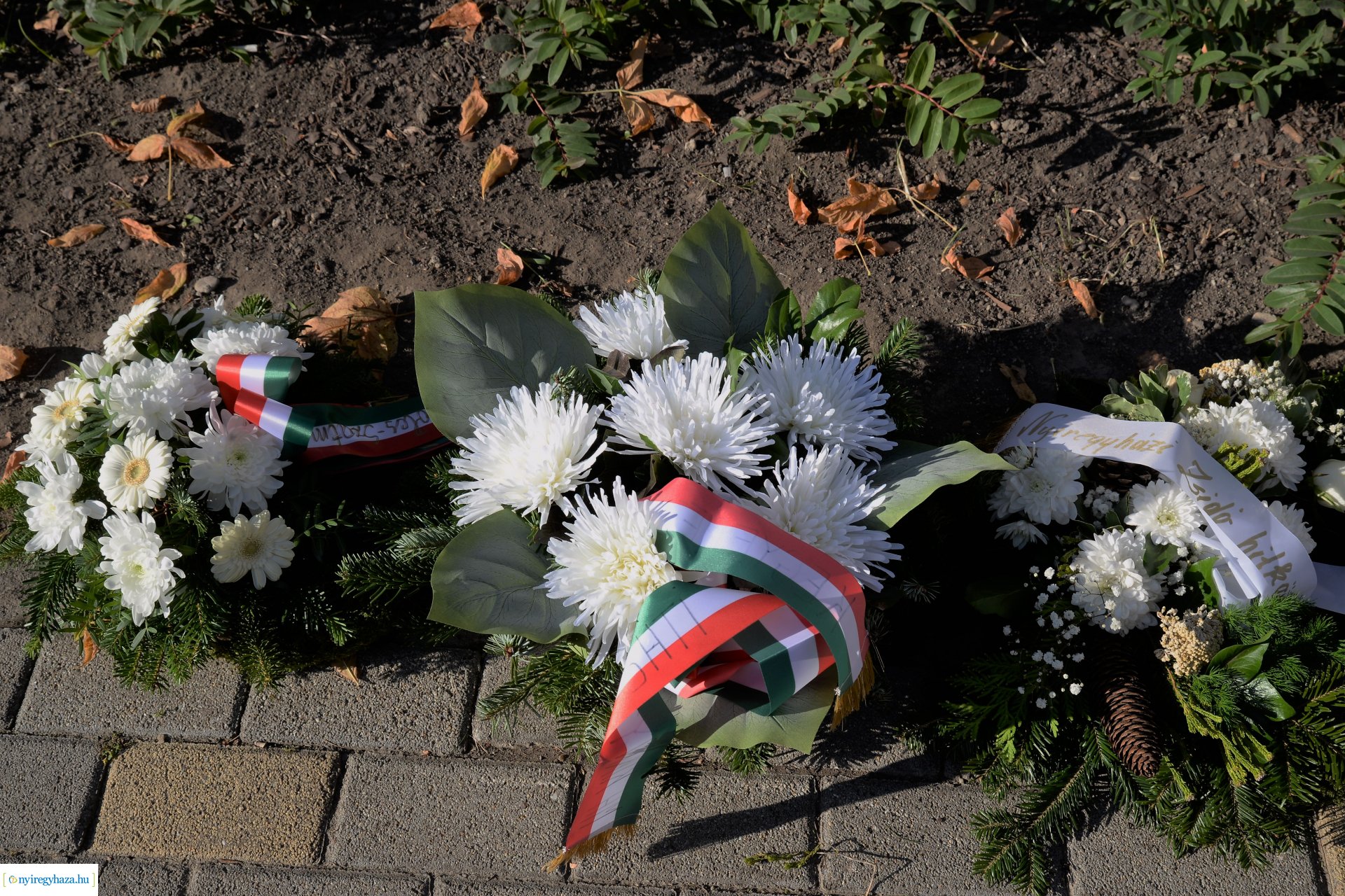 Megemlékezés Reviczky Imre ezredes emléktáblája előtt