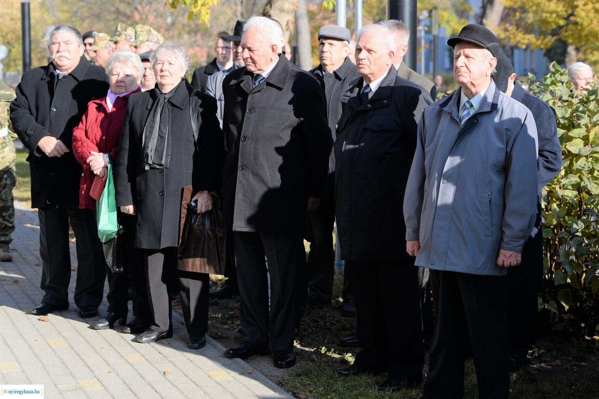 Megemlékezés Reviczky Imre ezredes emléktáblája előtt