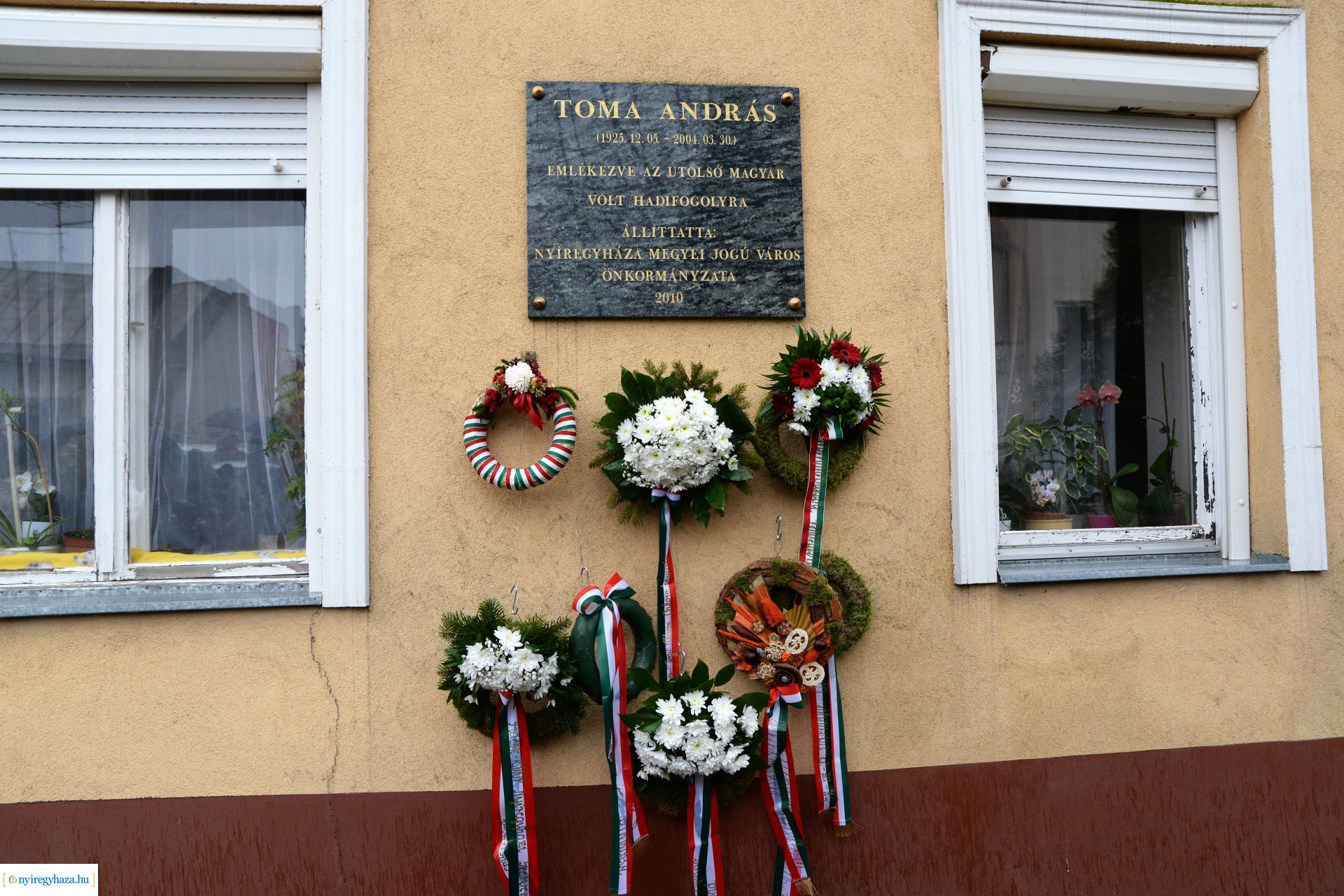 Megemlékezés Toma András emléktáblájánál 2023
