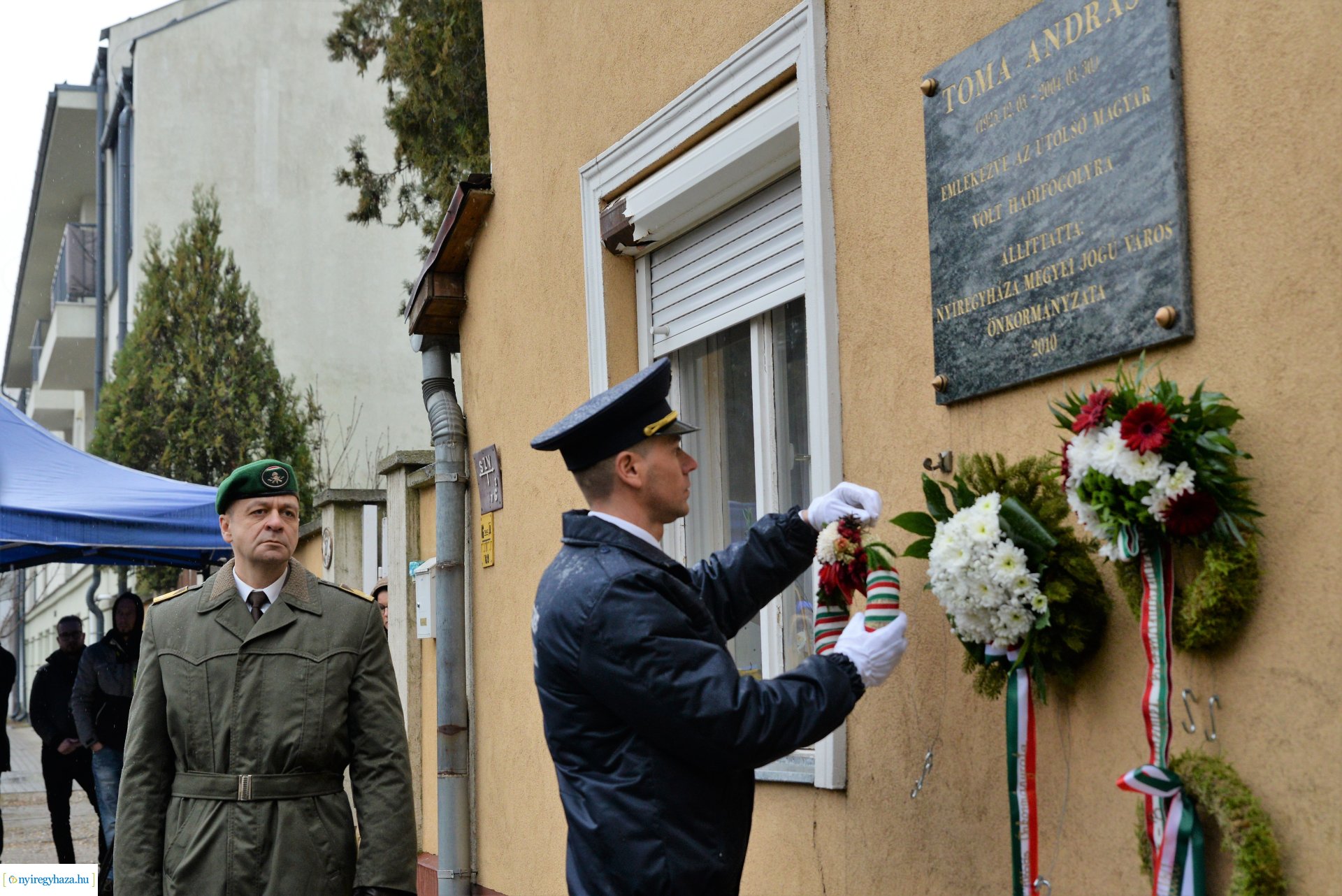 Megemlékezés Toma András emléktáblájánál 2023