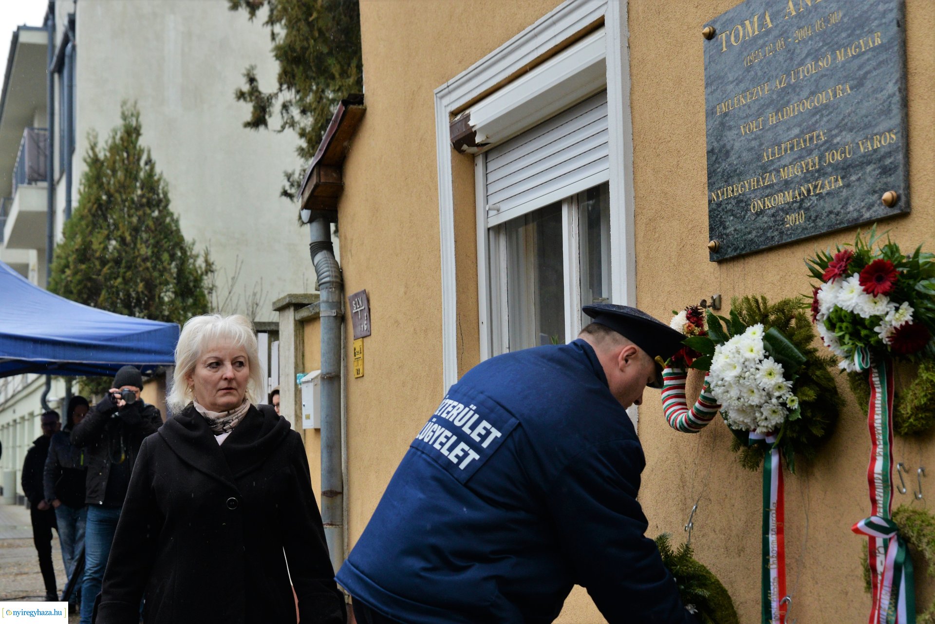 Megemlékezés Toma András emléktáblájánál 2023
