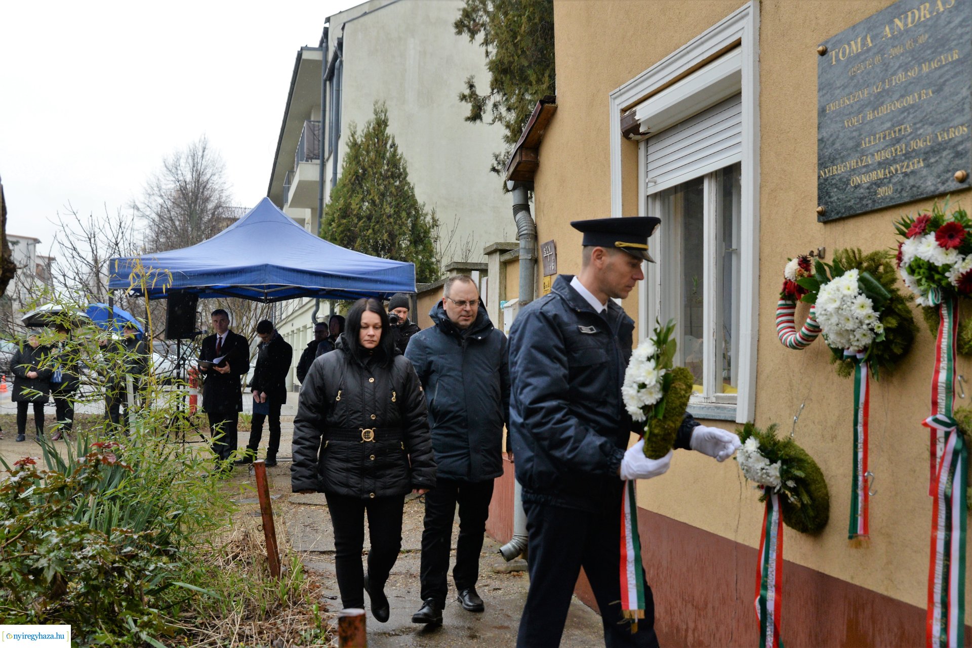 Megemlékezés Toma András emléktáblájánál 2023