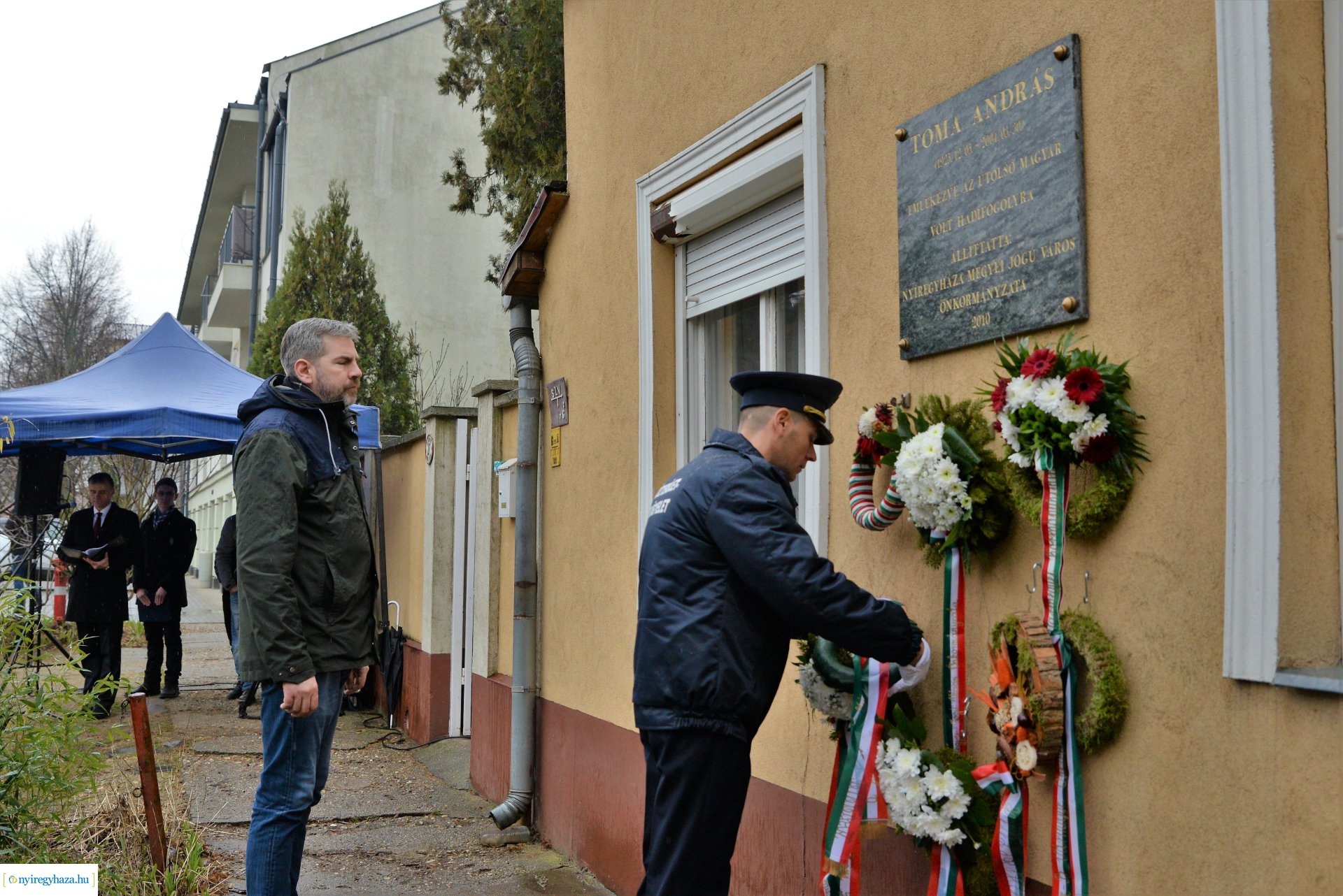 Megemlékezés Toma András emléktáblájánál 2023