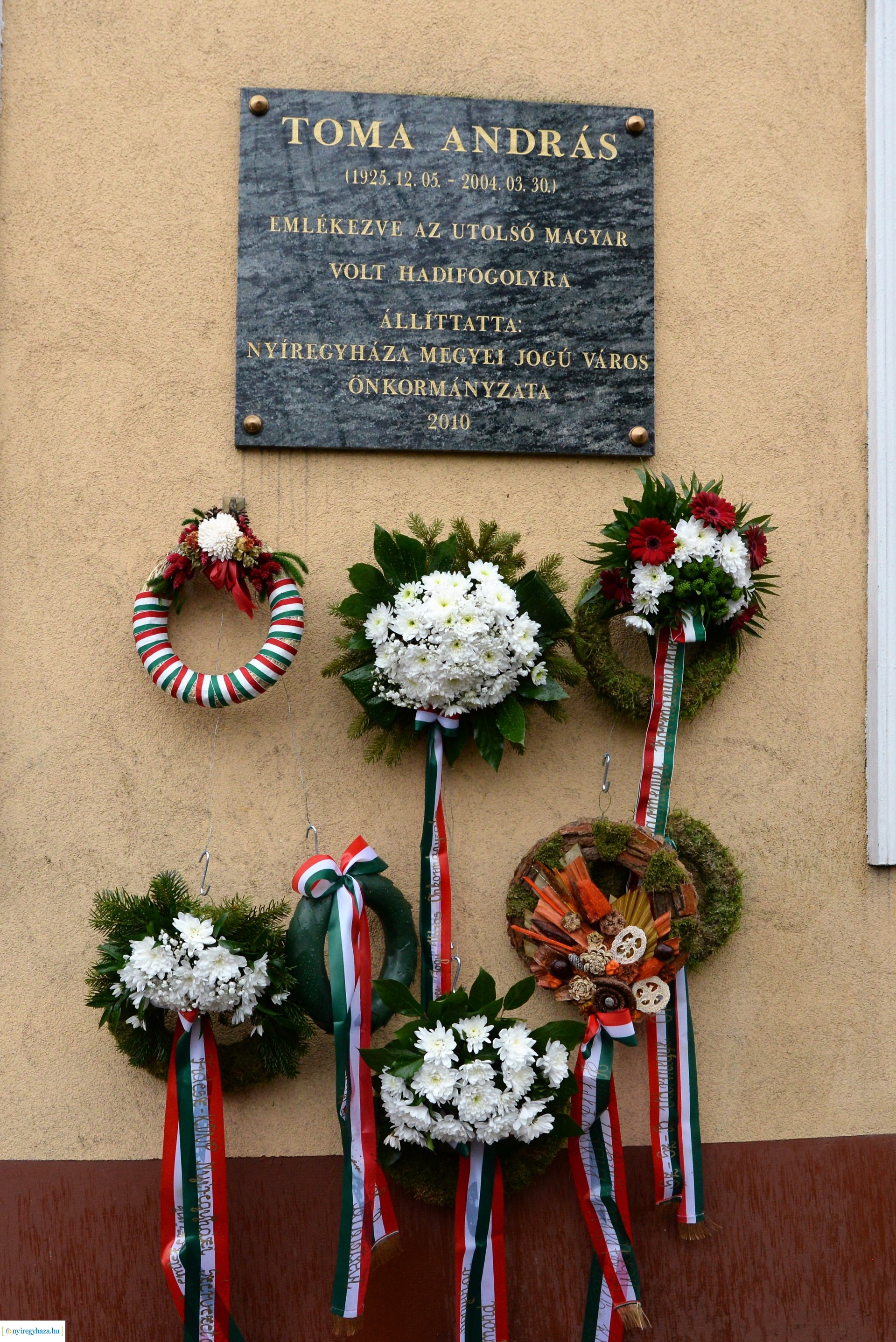 Megemlékezés Toma András emléktáblájánál 2023