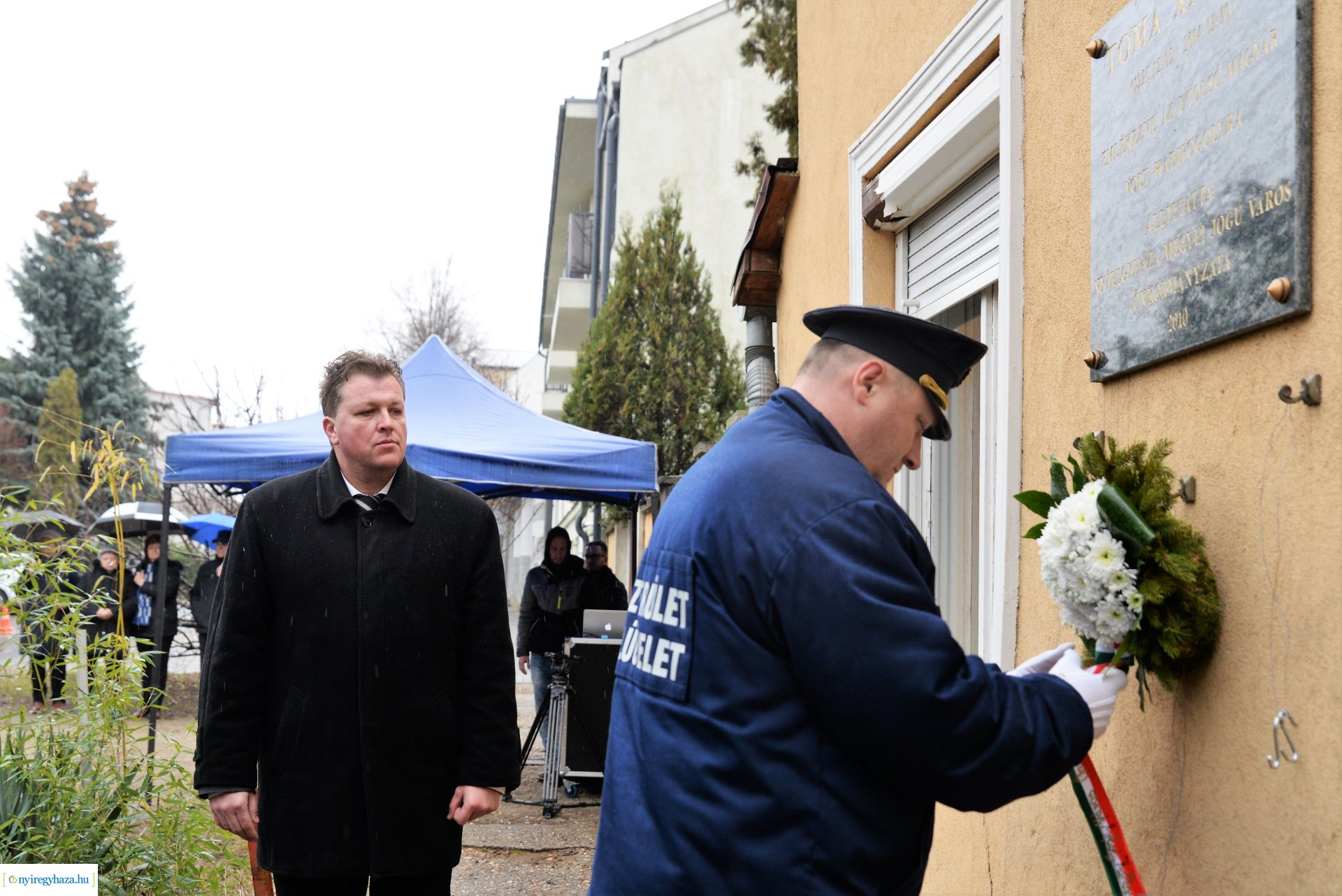 Megemlékezés Toma András emléktáblájánál 2023