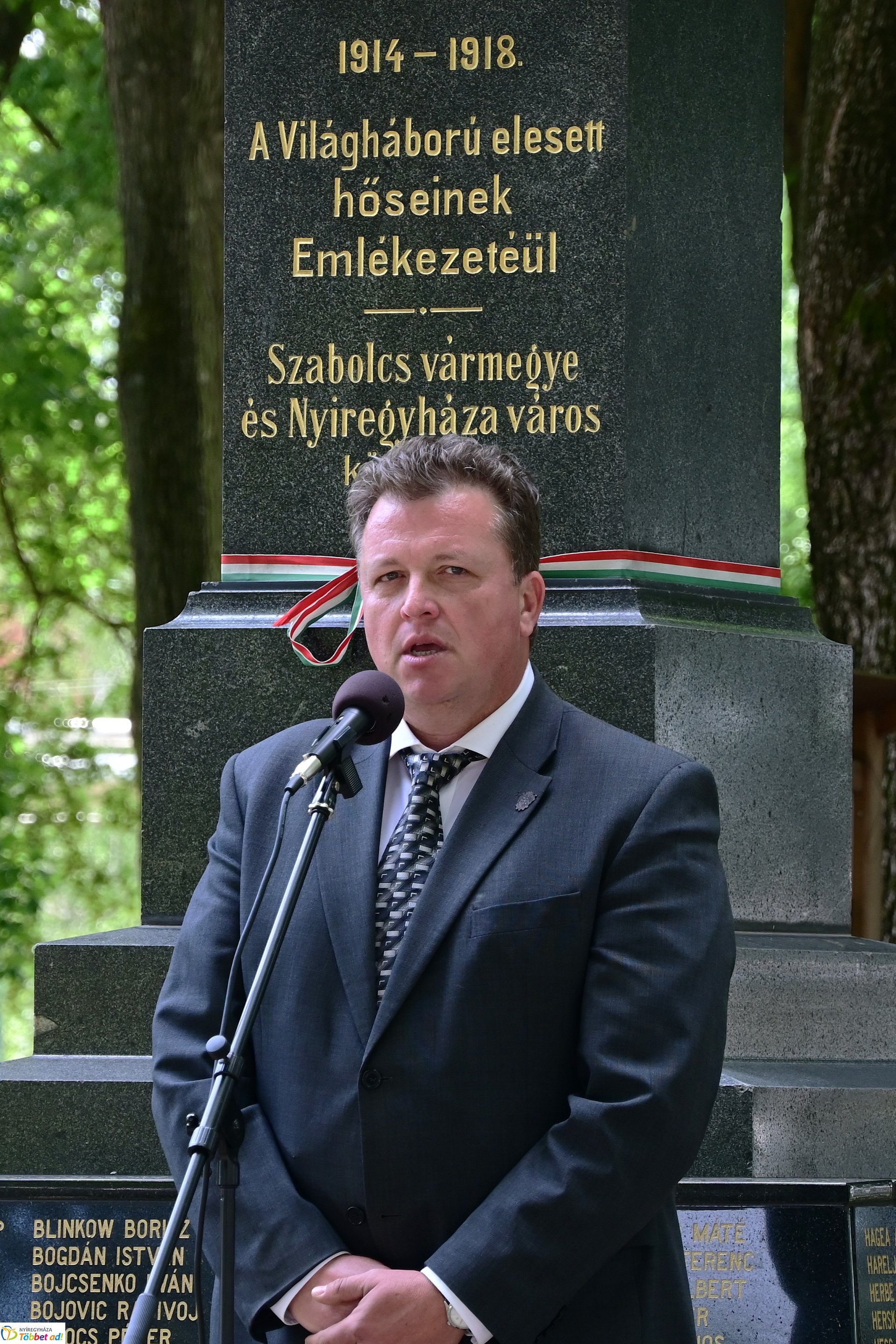 Megemlékezést tartottak Nyíregyházán a Hősök Napján
