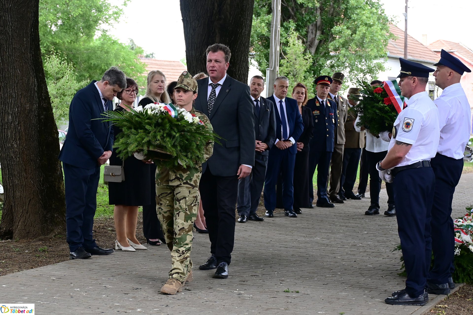 Megemlékezést tartottak Nyíregyházán a Hősök Napján