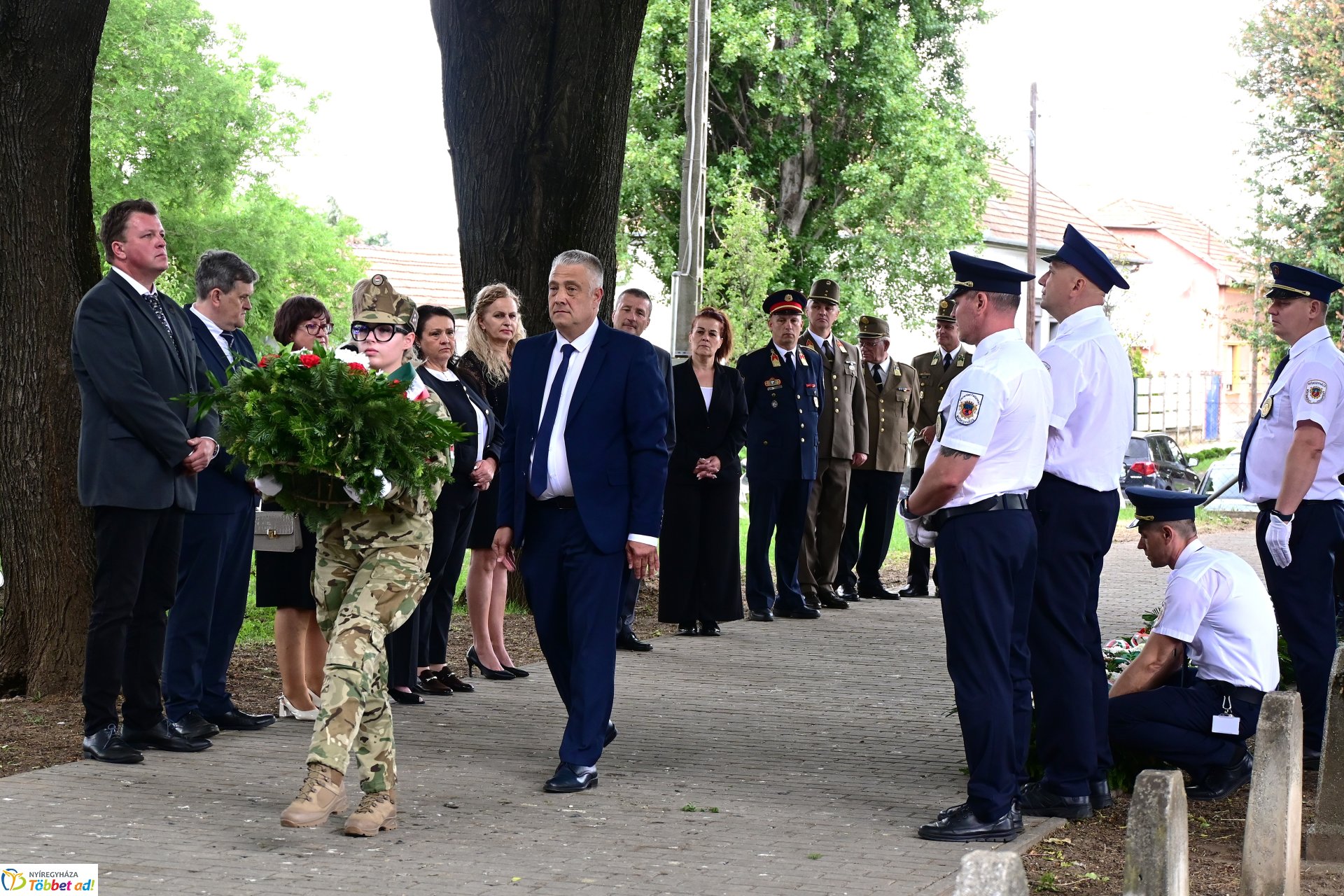 Megemlékezést tartottak Nyíregyházán a Hősök Napján
