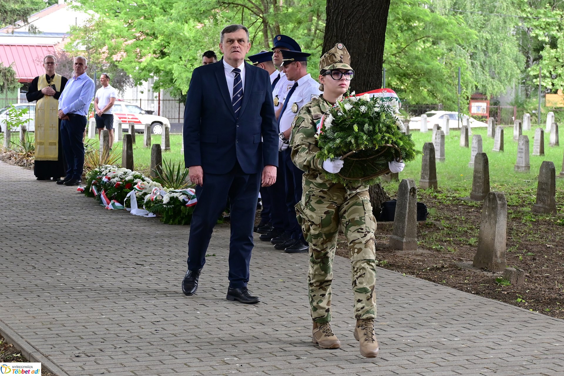 Megemlékezést tartottak Nyíregyházán a Hősök Napján