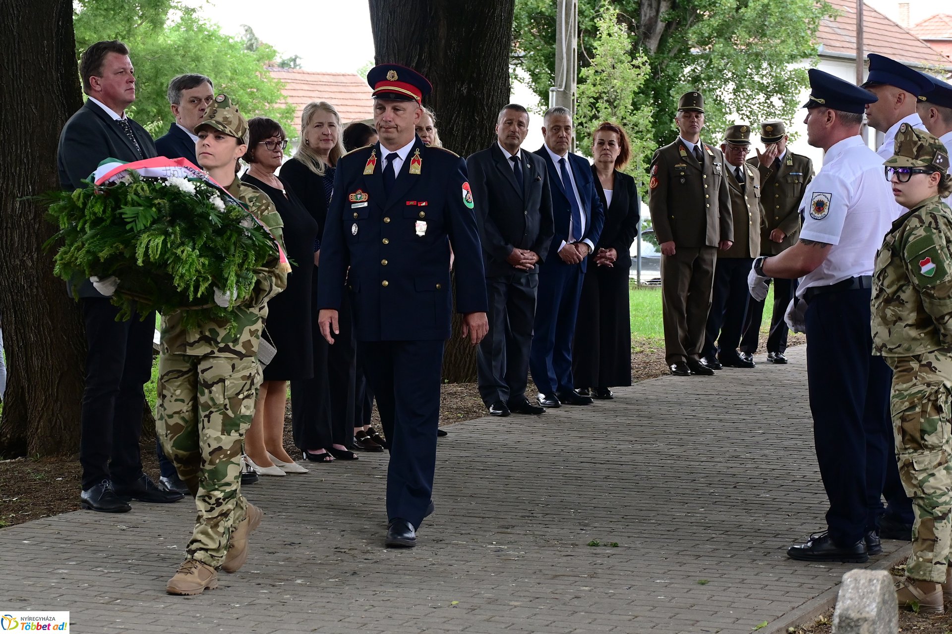 Megemlékezést tartottak Nyíregyházán a Hősök Napján