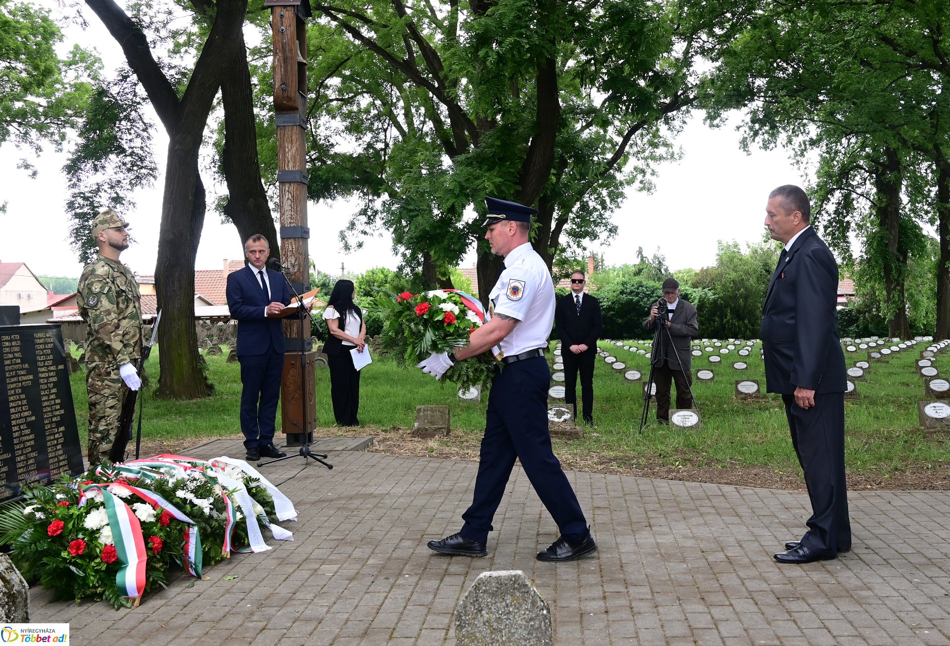 Megemlékezést tartottak Nyíregyházán a Hősök Napján