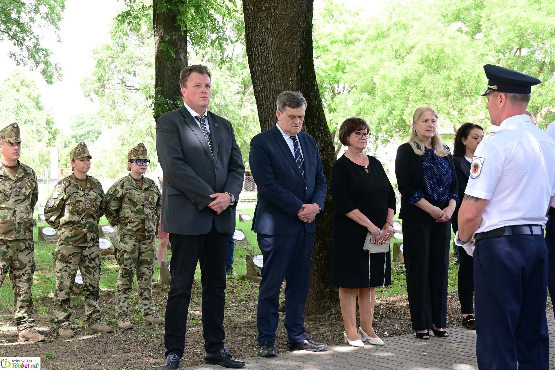 Megemlékezést tartottak Nyíregyházán a Hősök Napján