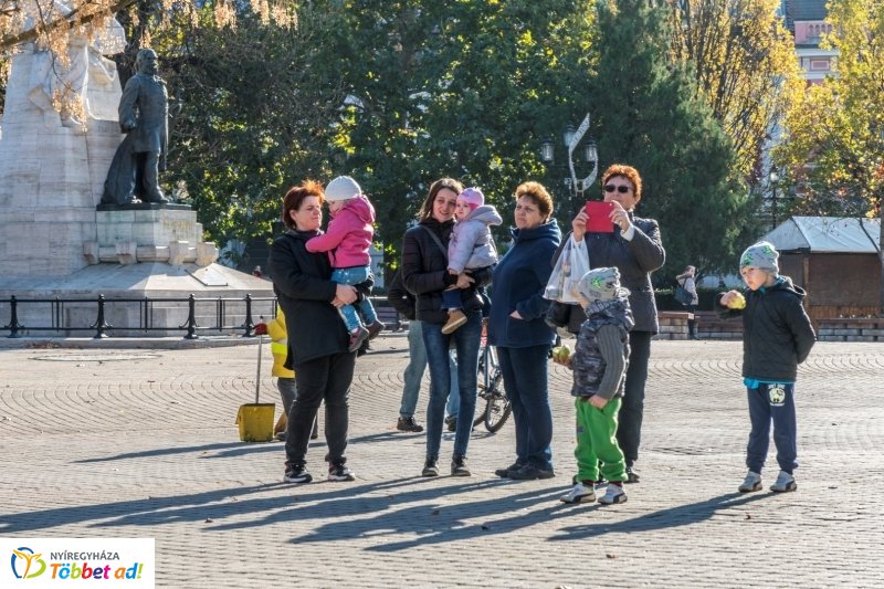 Megérkezett a karácsonyfa a Kossuth térre