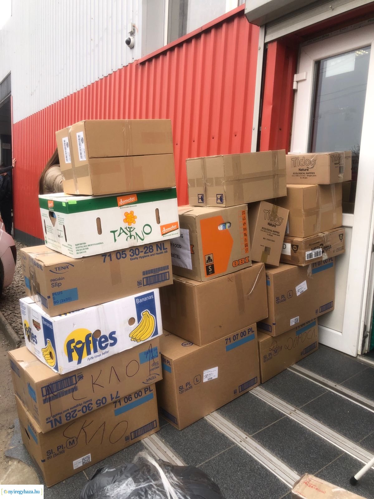 Megérkezett a második szállítmány is Kárpátaljára, amelyet a Rotary Club Nyíregyháza indított