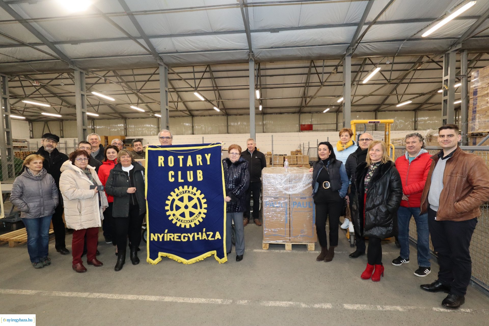 Megérkezett a második szállítmány is Kárpátaljára, amelyet a Rotary Club Nyíregyháza indított