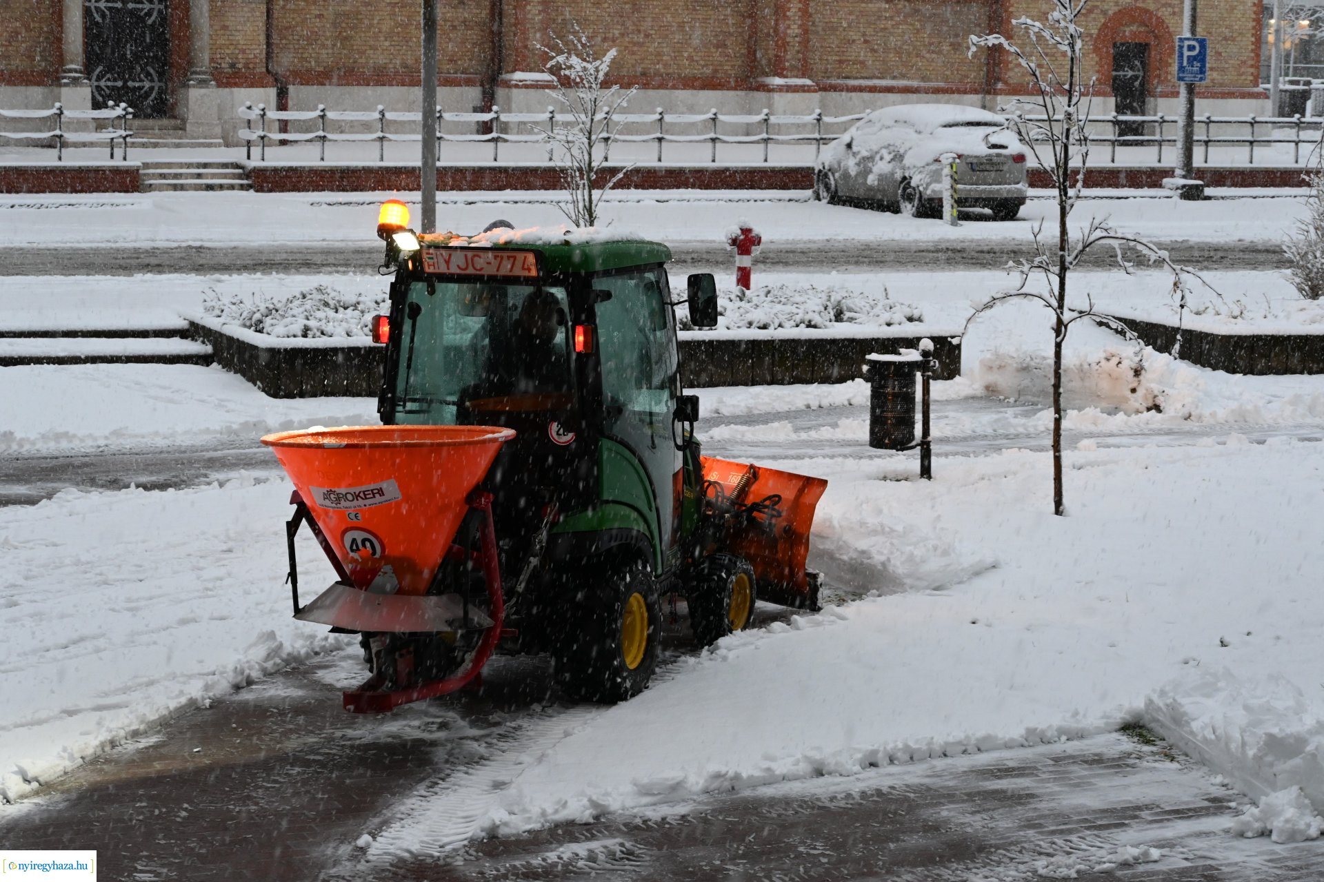 Megérkezett az első hó!