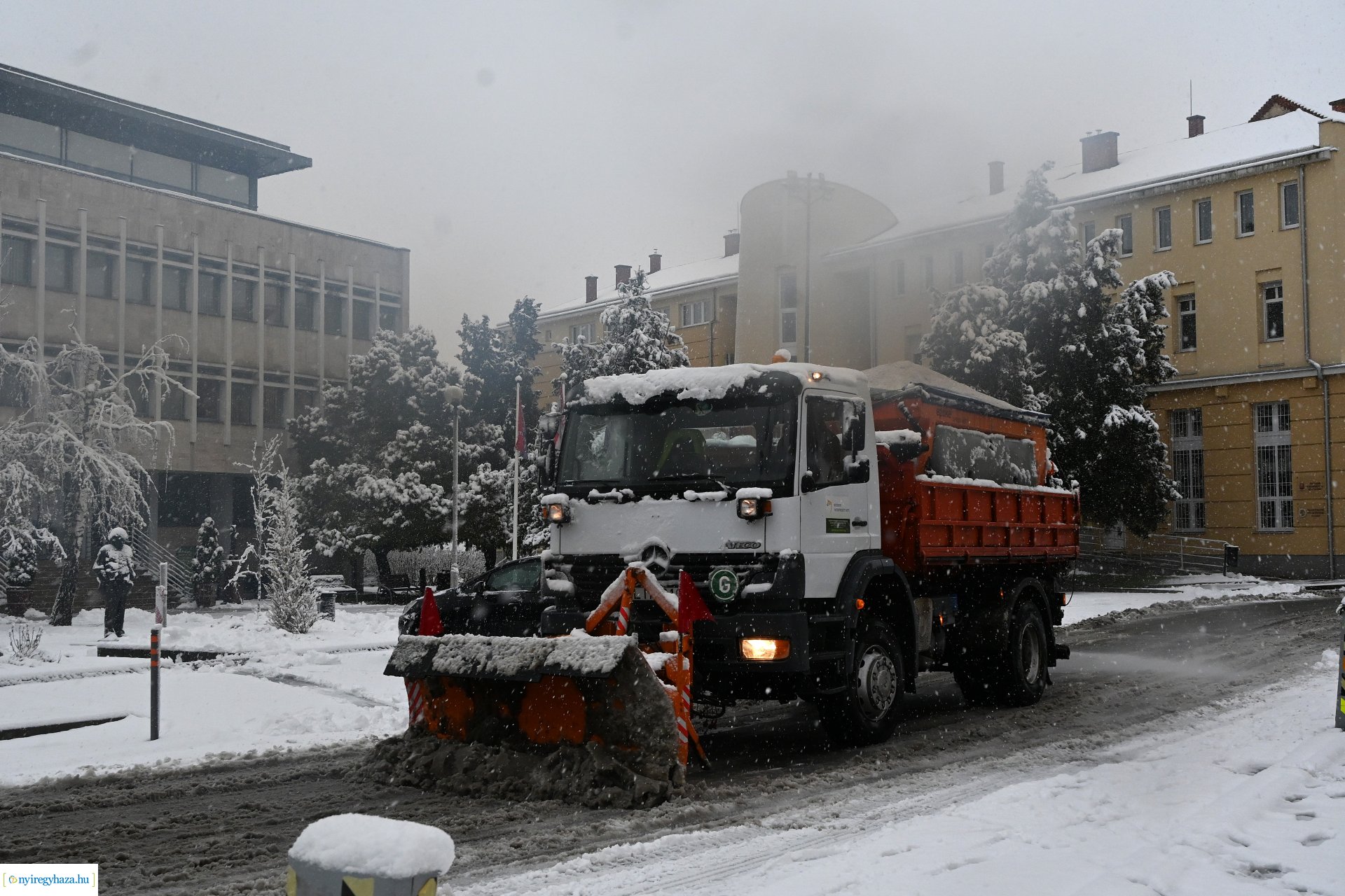 Megérkezett az első hó!