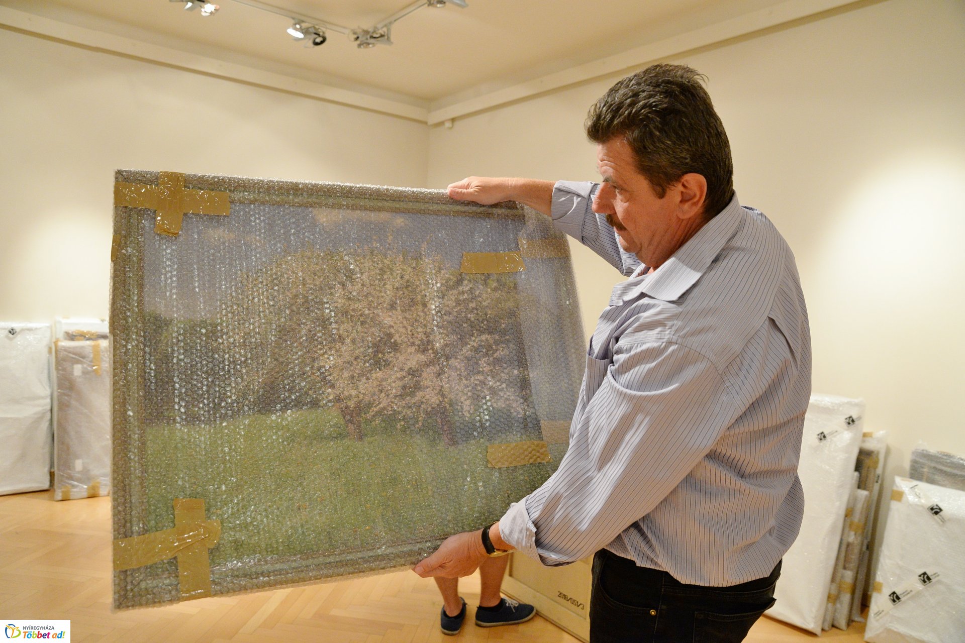 Megérkeztek a Szinyei Merse Pál festmények Nyíregyházára